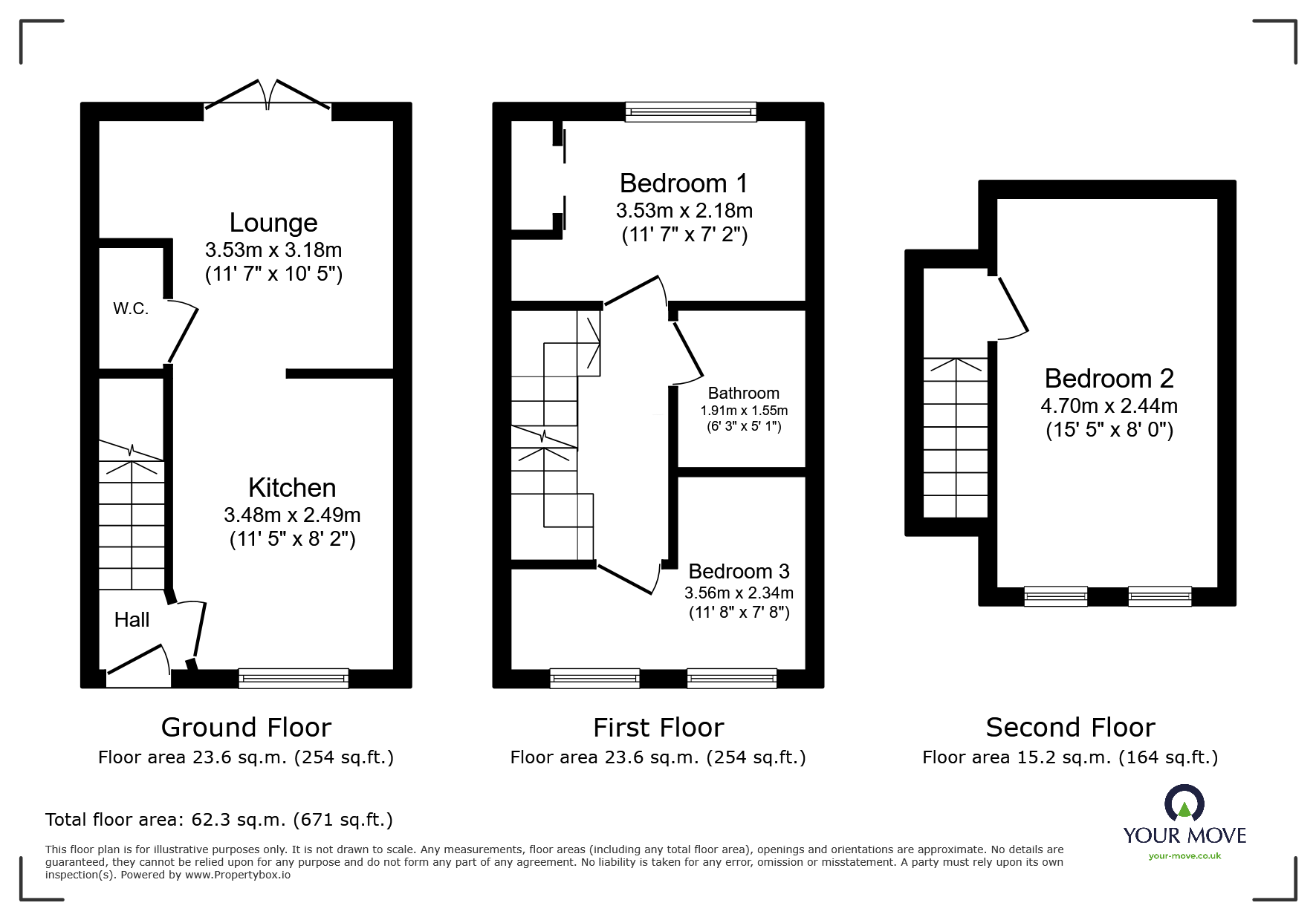 40, Marsh Drive, Nottingham floorplan