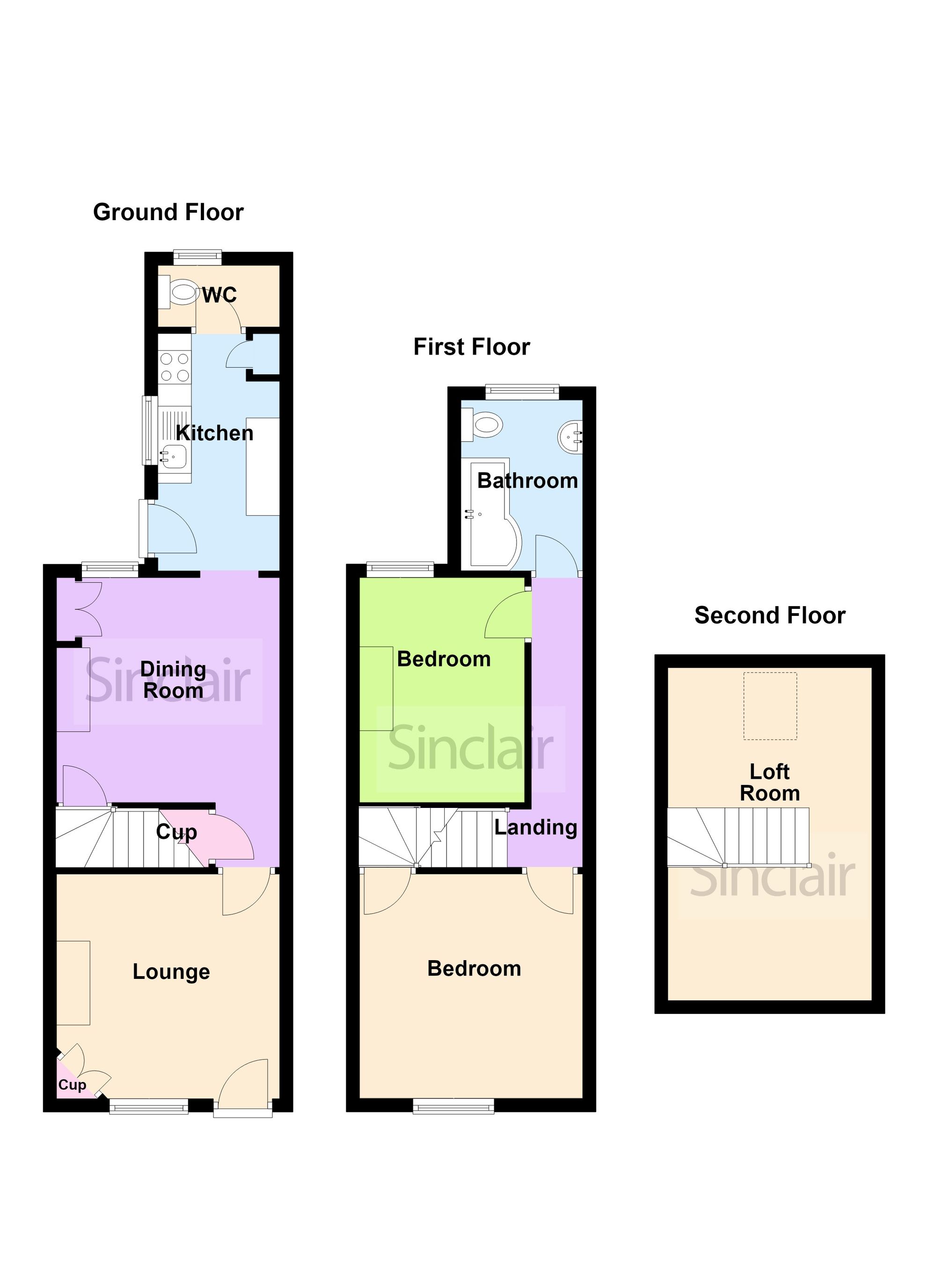 32 Grange Road, Ibstock floorplan