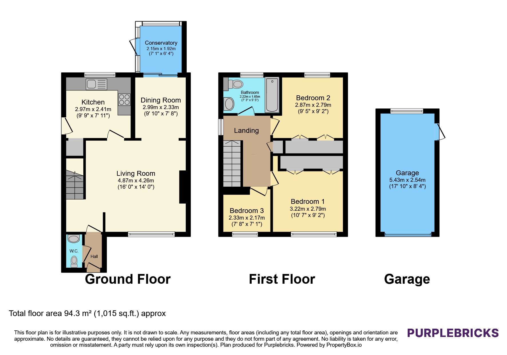 64, Conroy Drive, Telford floorplan