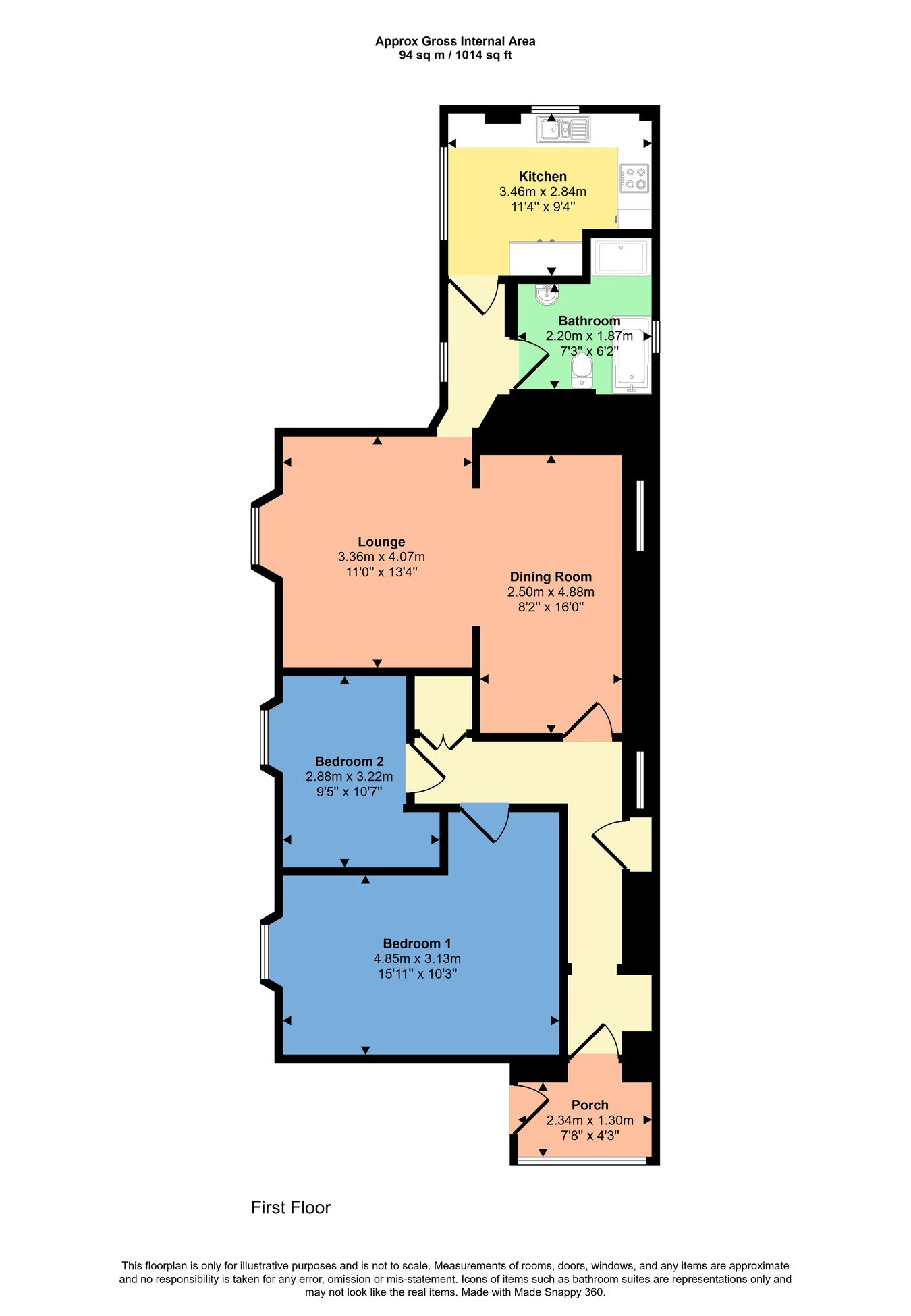 Old School House, Viewforth Place, Leven floorplan