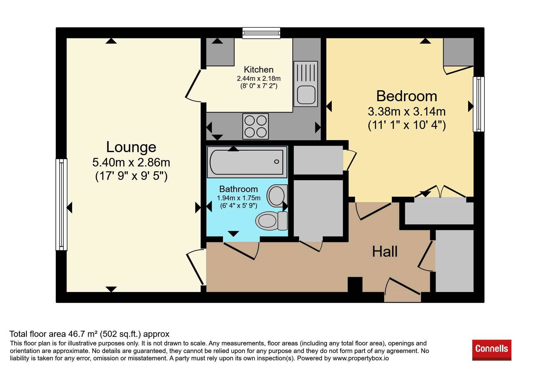 Flat 33, Avonlea Court, Cloverdale Drive, Bristol floorplan
