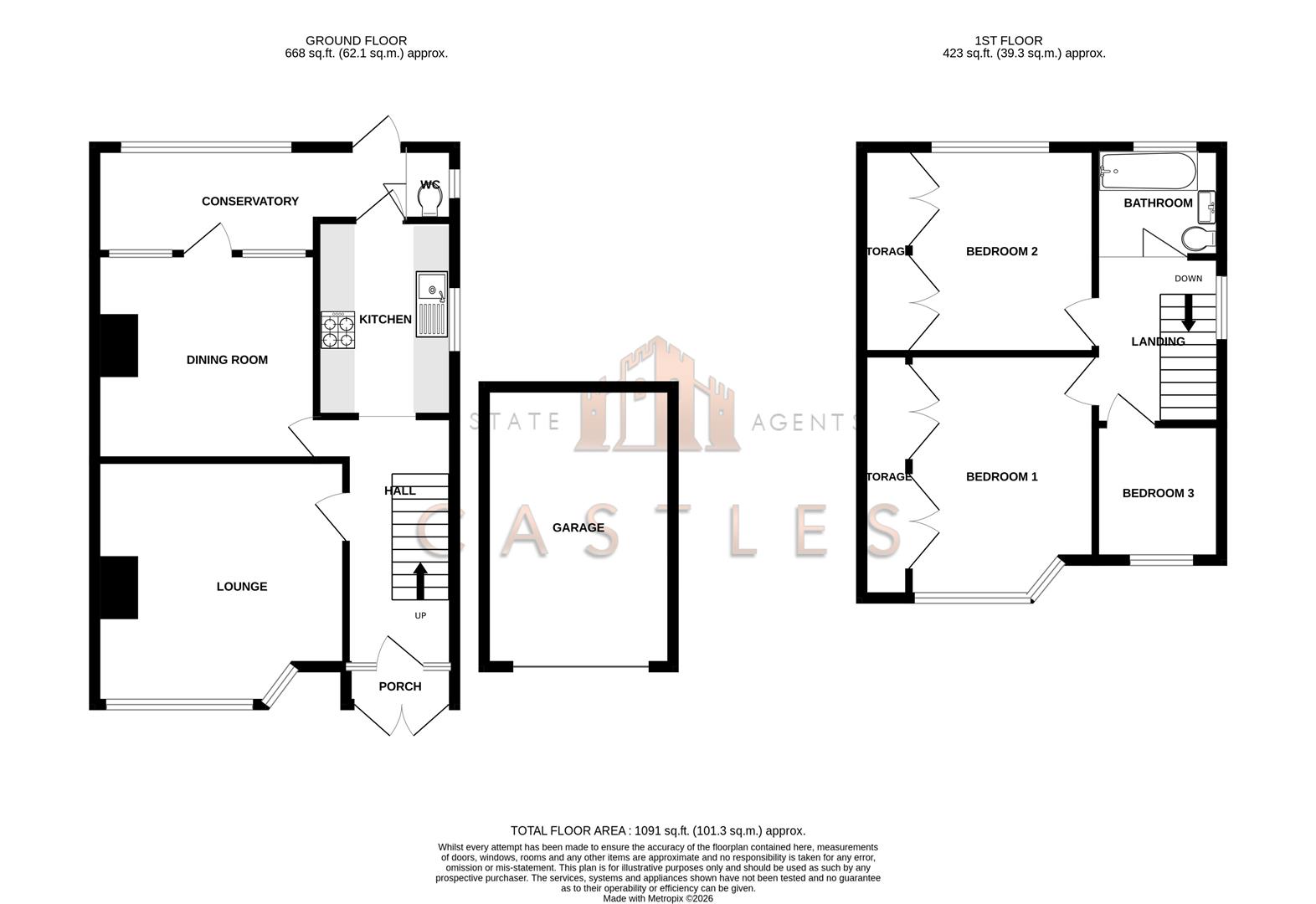 142, Newbolt Road, Portsmouth floorplan