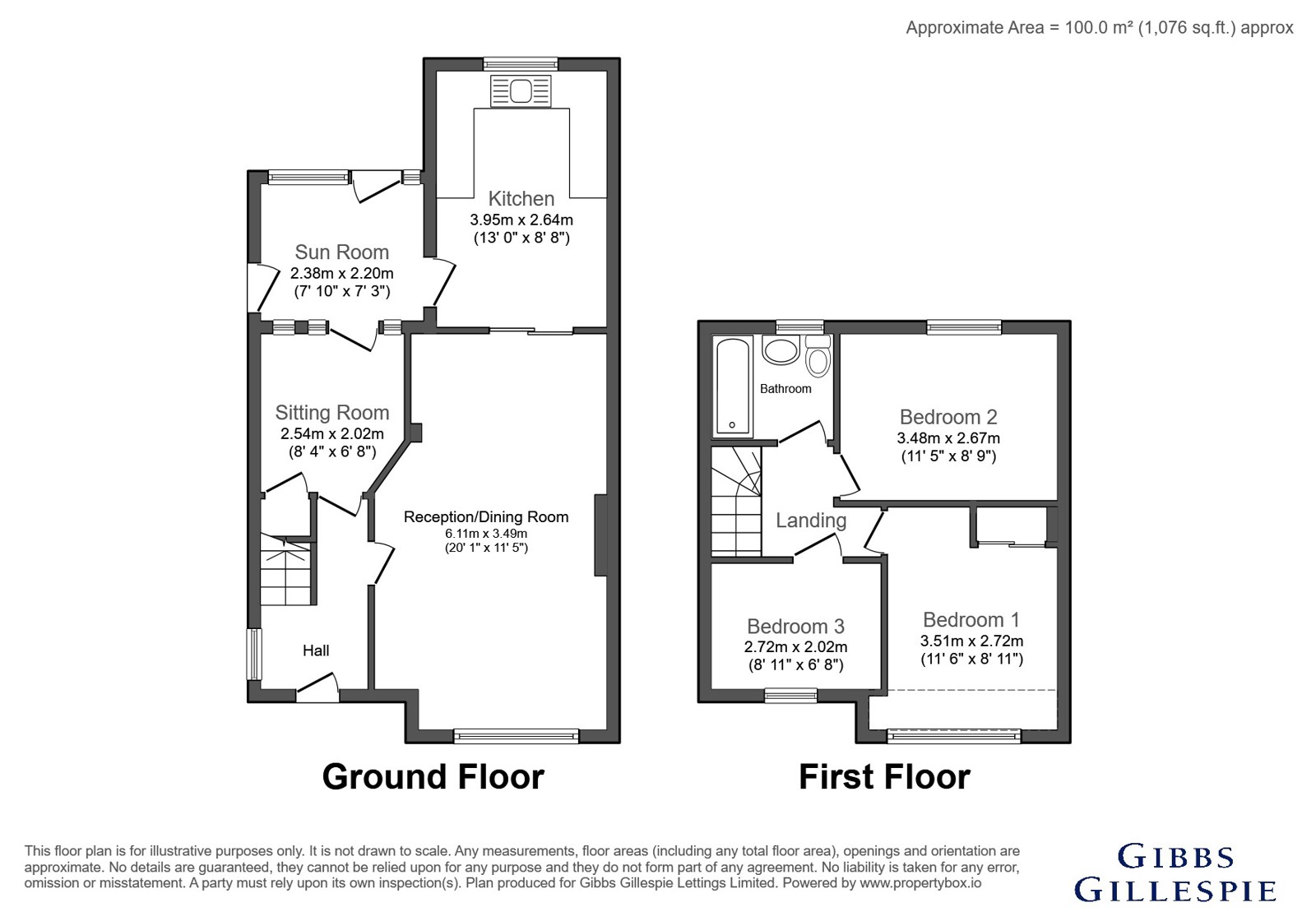 111, Clyfford Road, Ruislip floorplan