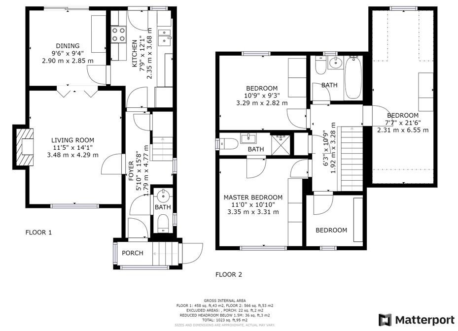 2, Markham Croft, Leeds floorplan