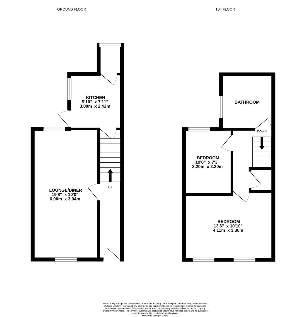 113, Stanhope Road, Northampton floorplan