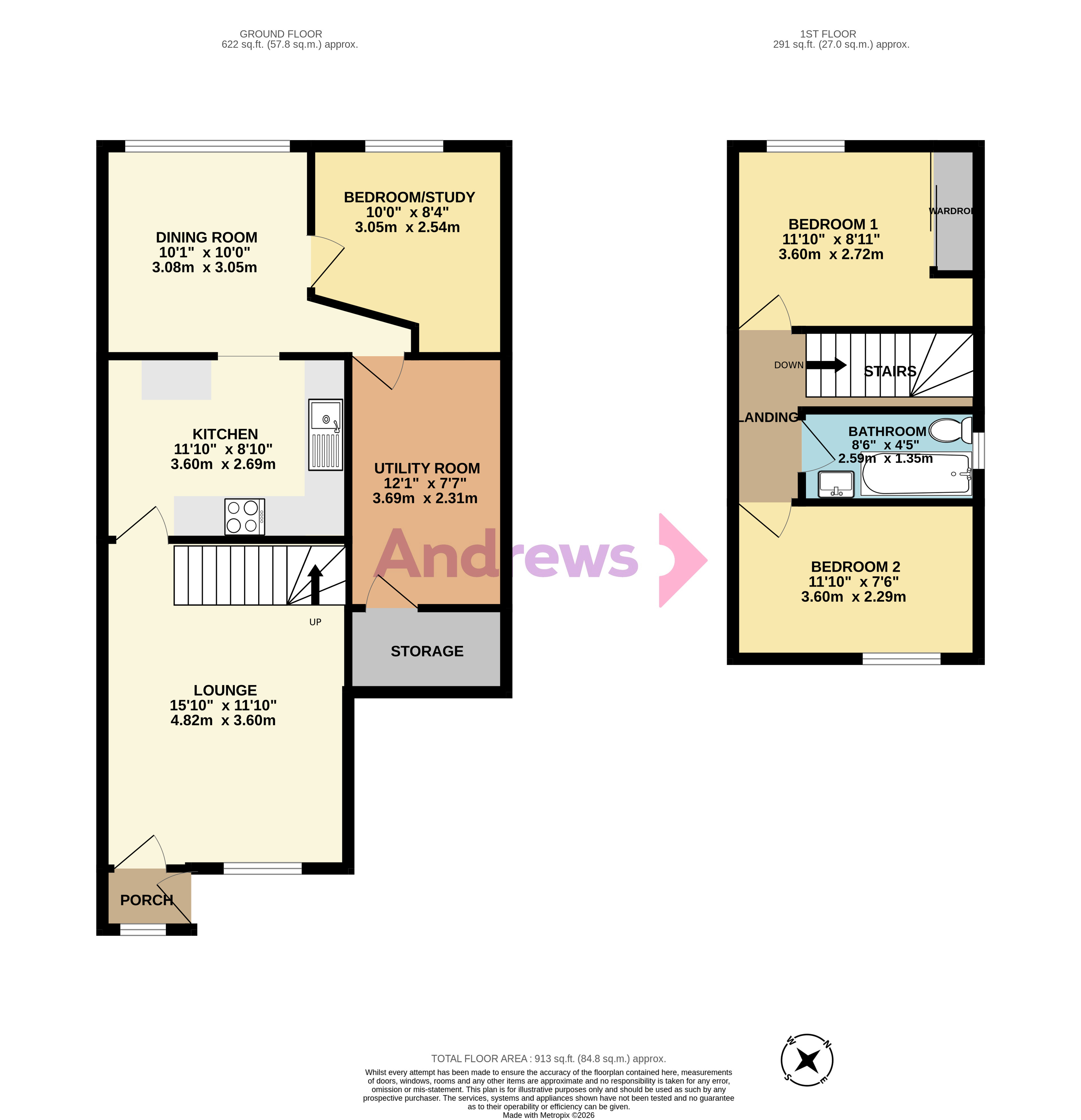 91, Ashenden Walk, Kent floorplan