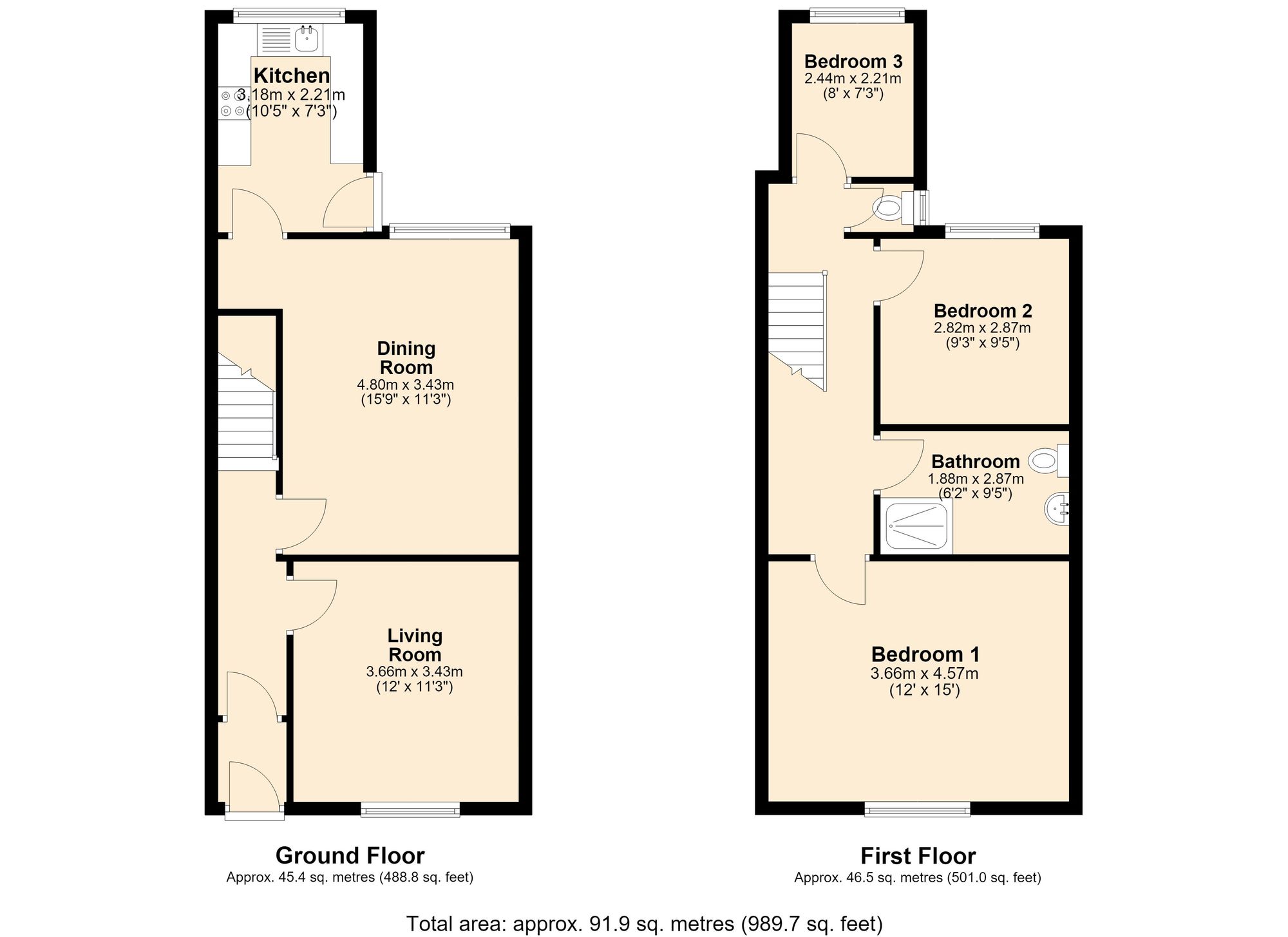 12 Alexandra View, Darwen floorplan