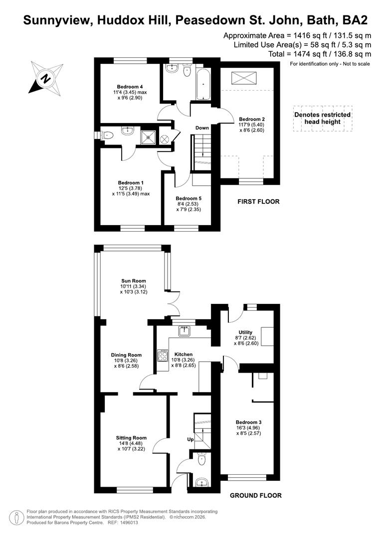 Sunny View, Huddox Hill, Bath floorplan