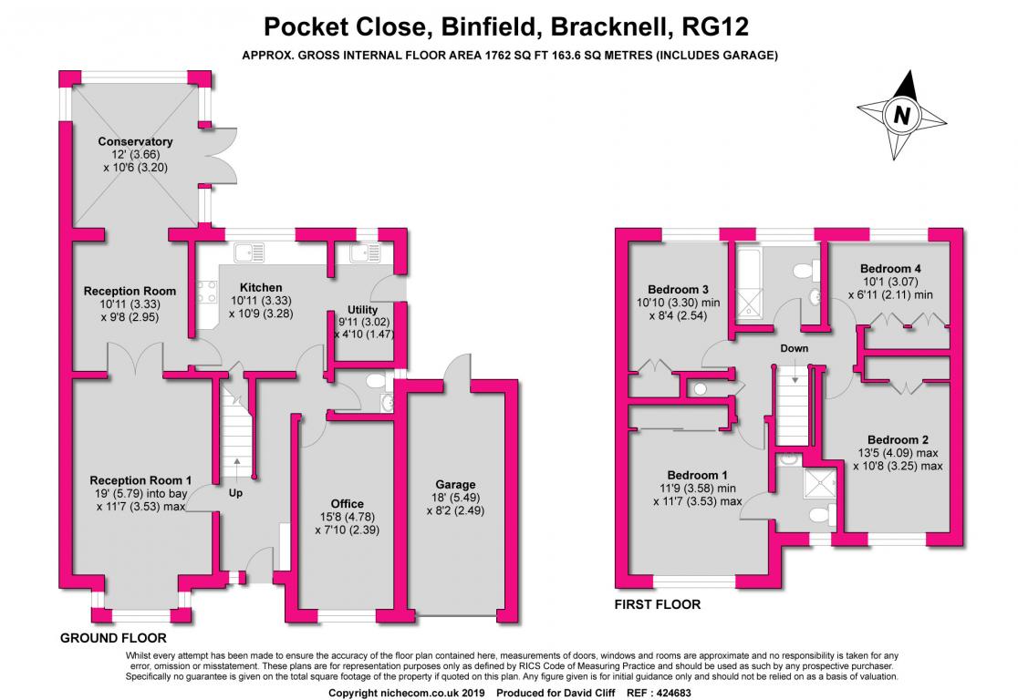 4 Bedrooms Detached house for sale in Pocket Close, Binfield RG12