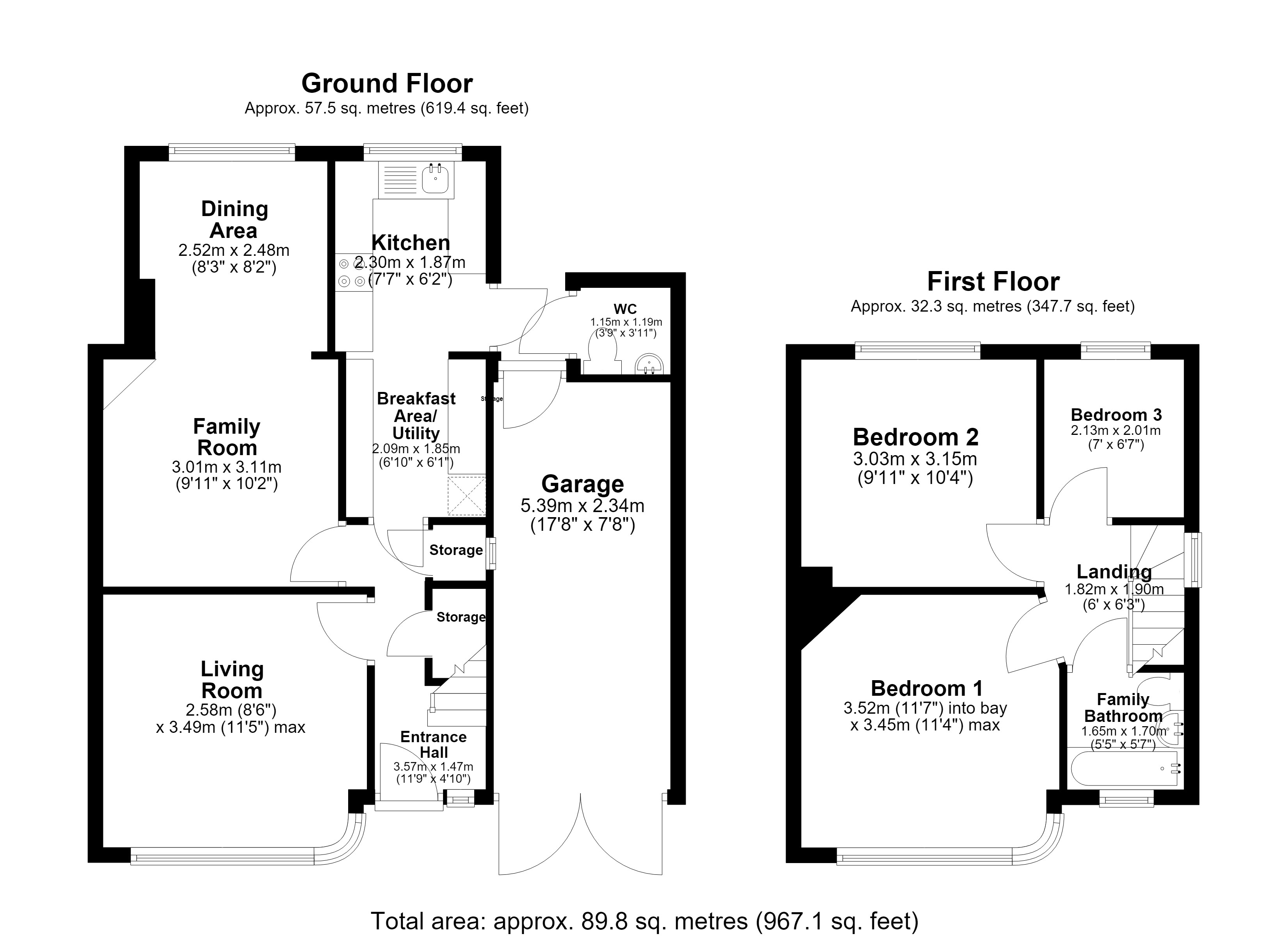 35, Cottesbrook Road, Birmingham floorplan