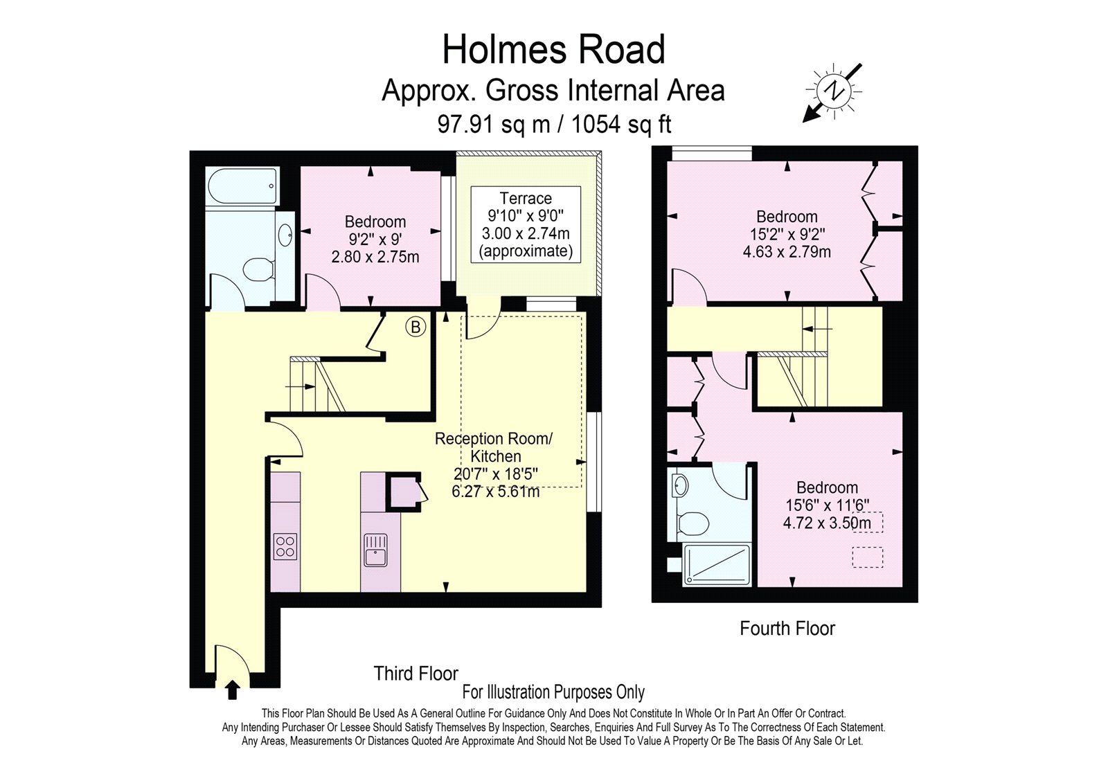 7, 45, Holmes Road, London floorplan