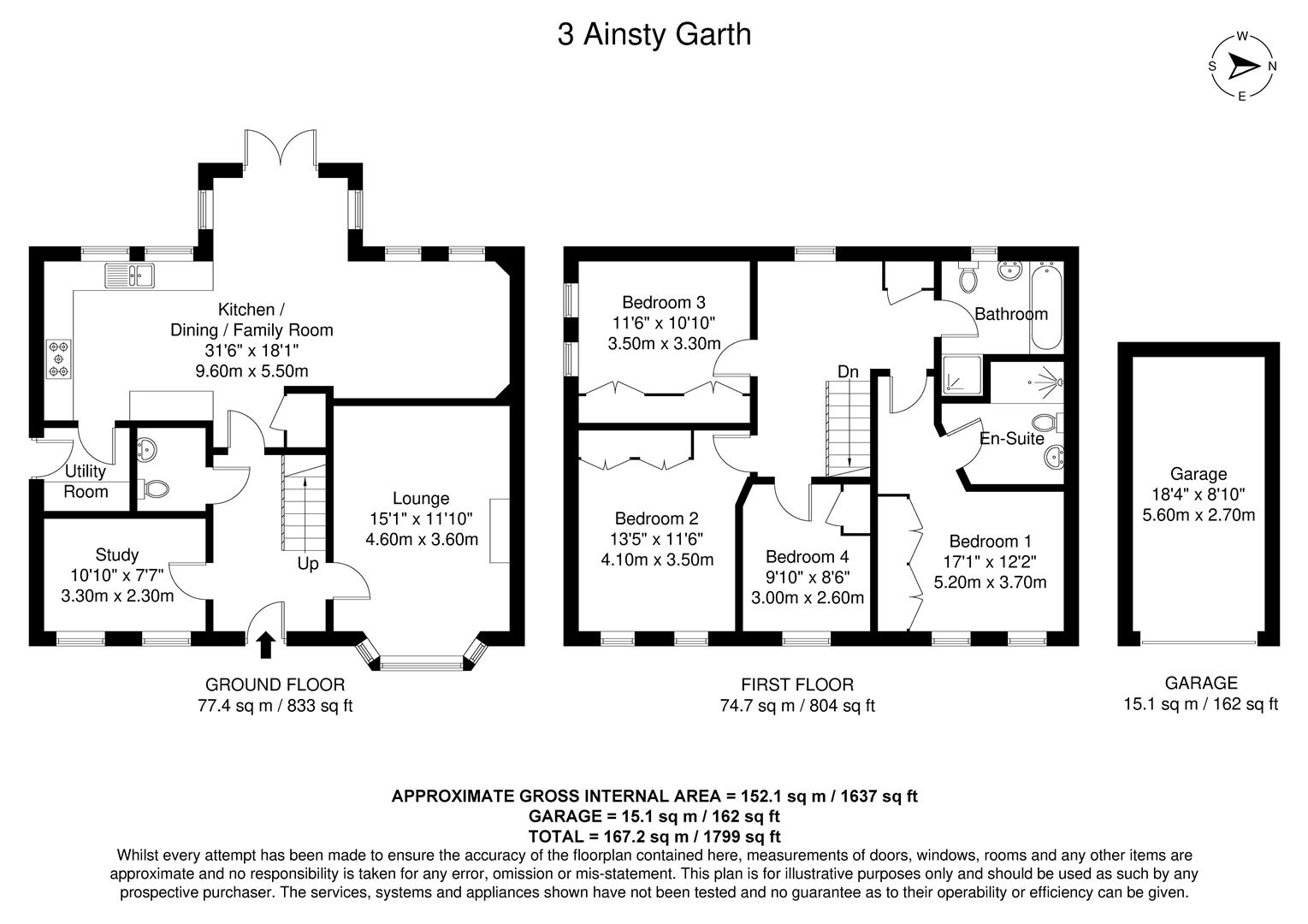 3, Ainsty Garth, York floorplan