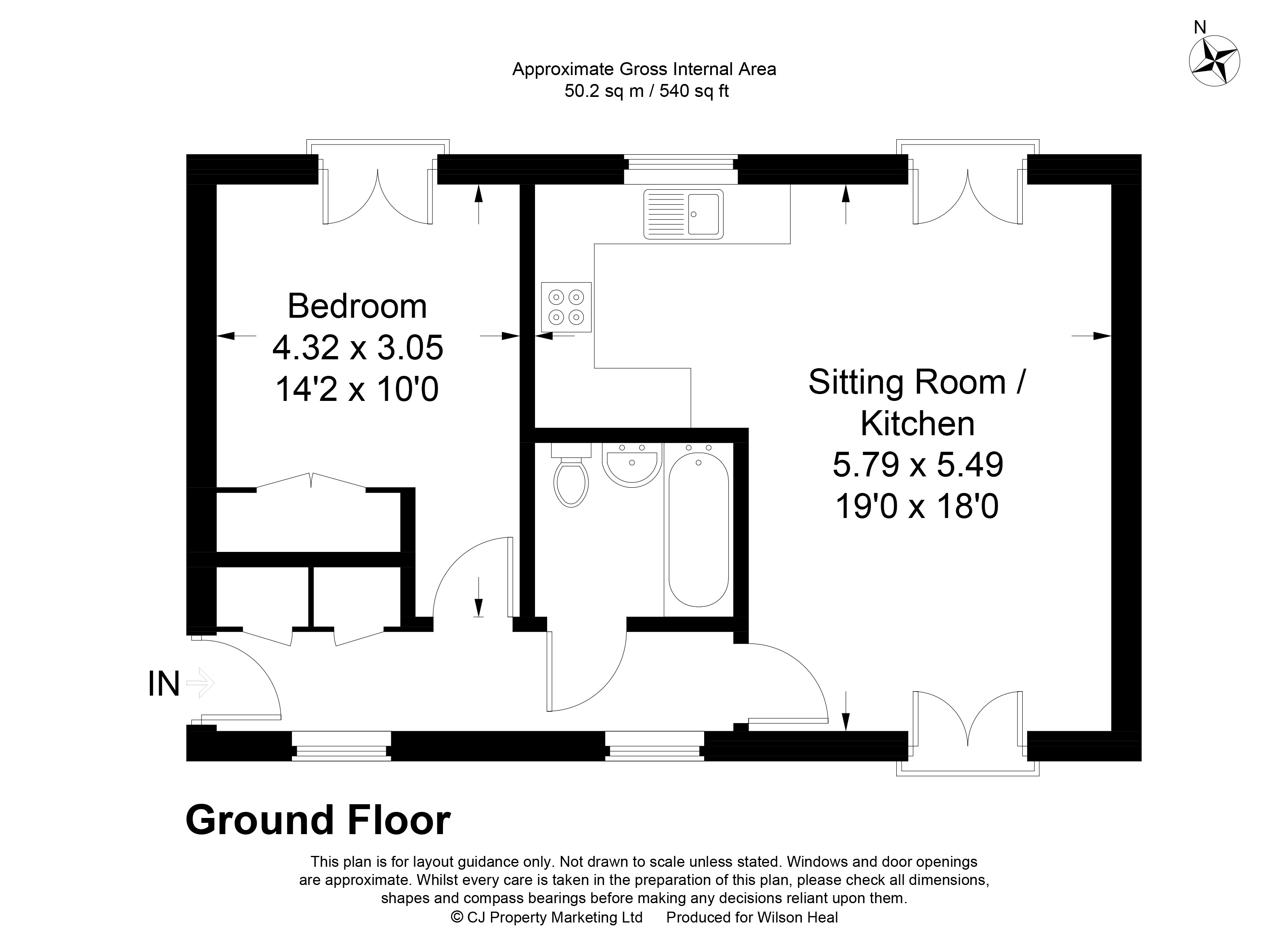 1 Bedrooms Flat to rent in Old Saw Mill Place, Amersham HP6