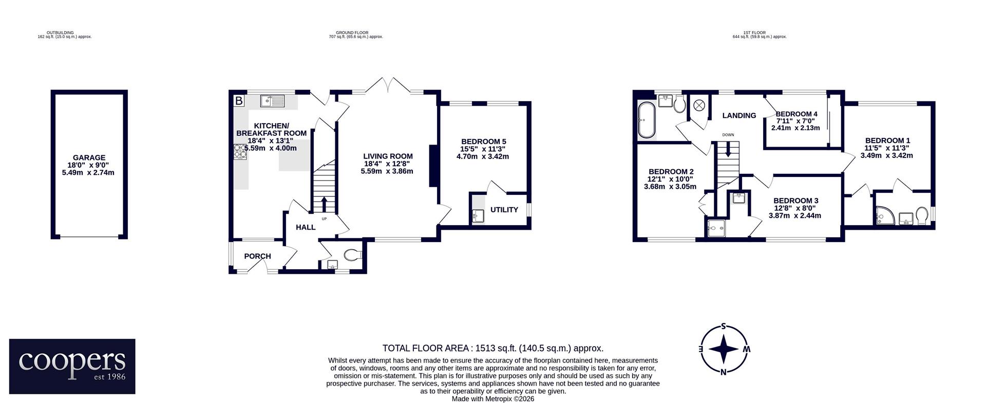 8, Cowslip Close, Uxbridge floorplan