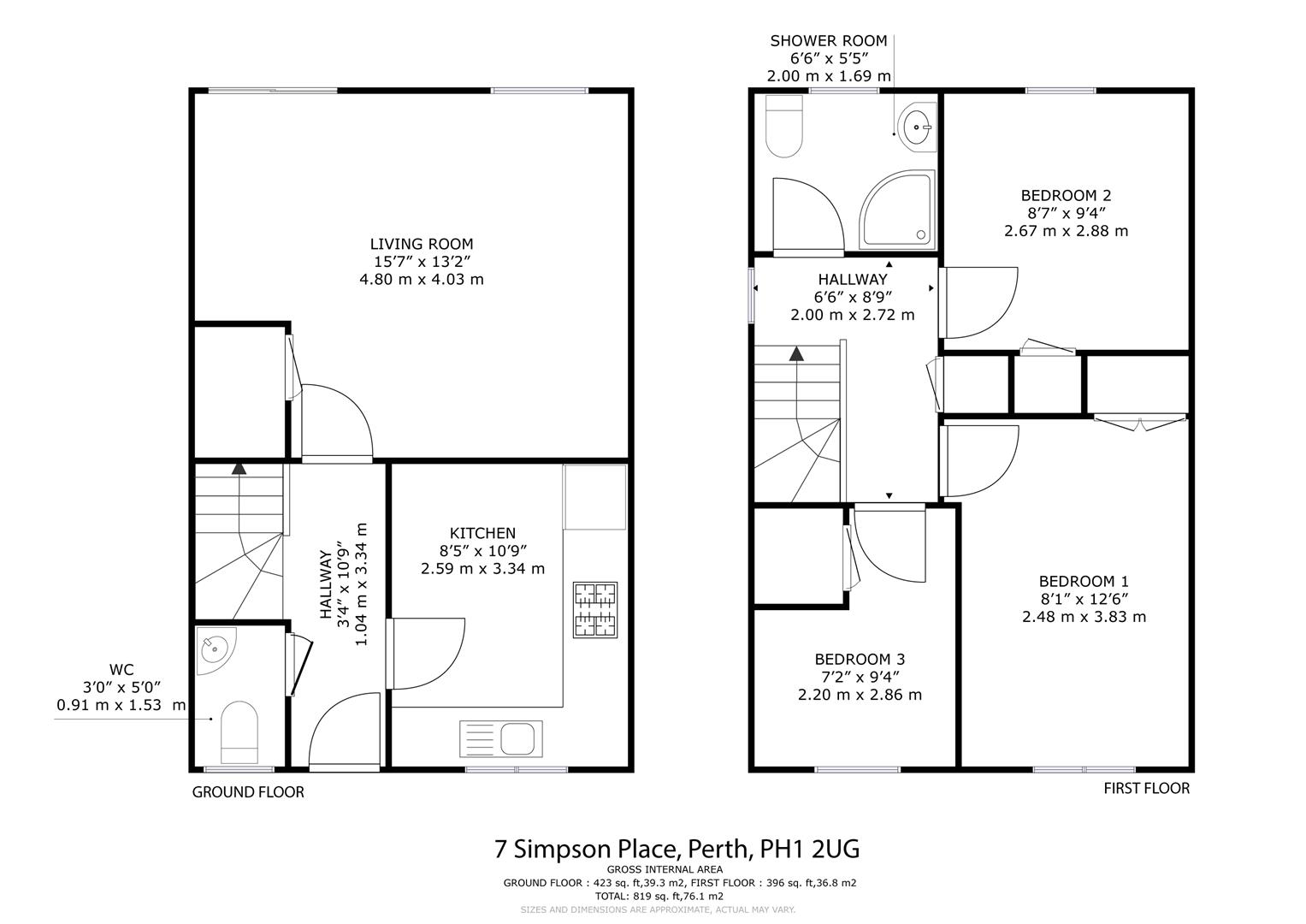7, Simpson Place, Perth floorplan