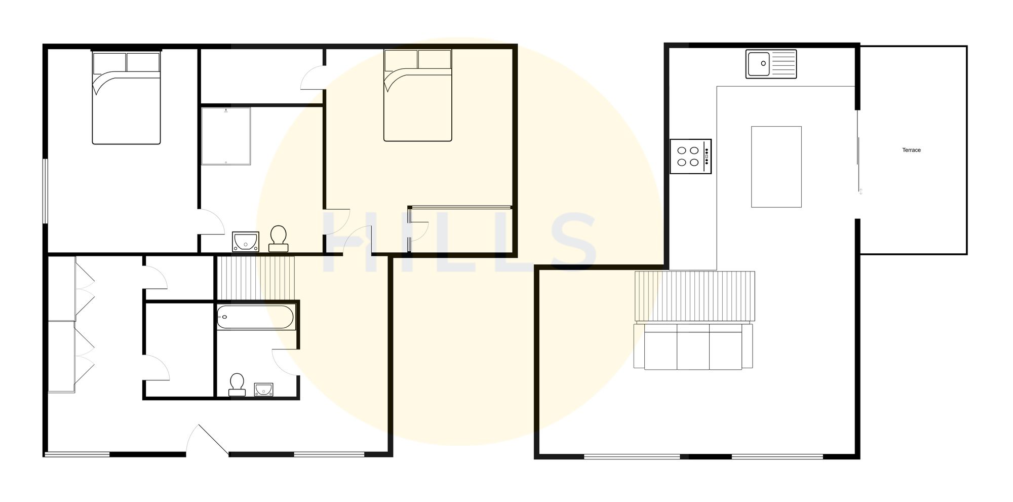 5 Jubilee Street, Salford floorplan