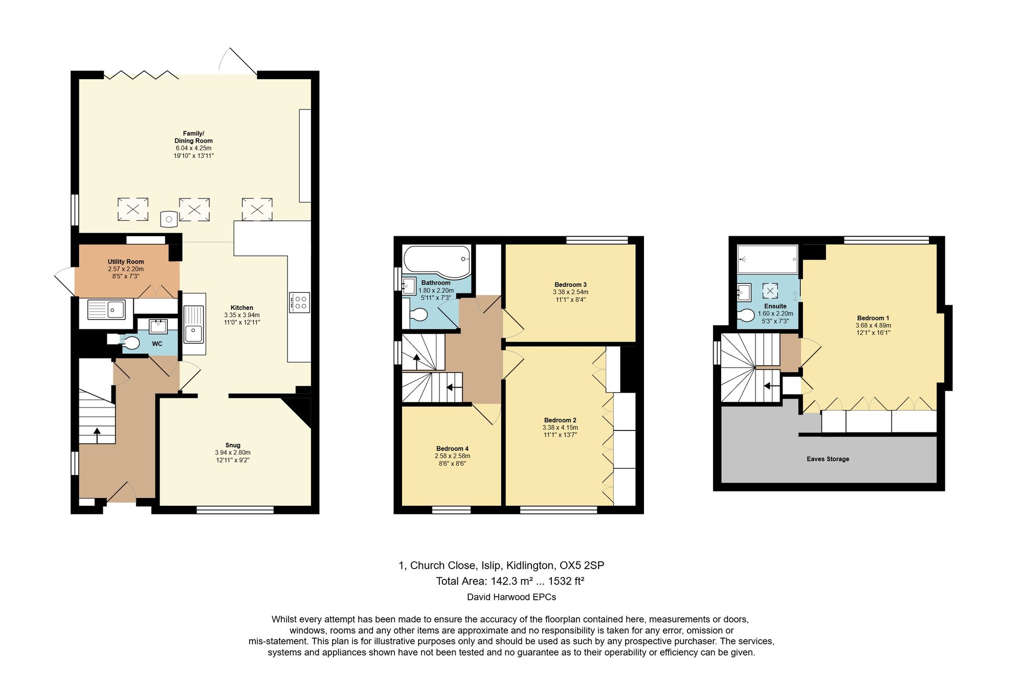 1 Church Close, Kidlington floorplan