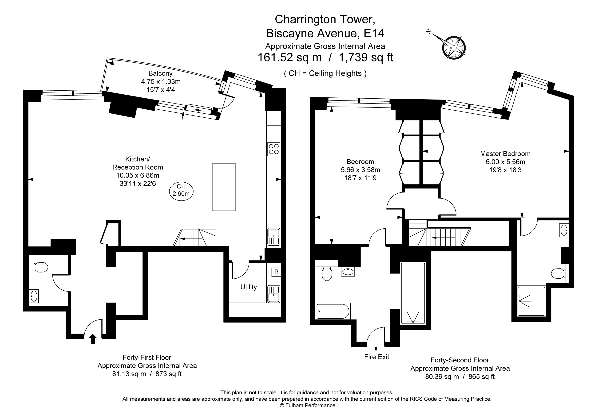 2 Bedrooms Flat to rent in Charrington Tower, 11 Biscayne Avenue E14