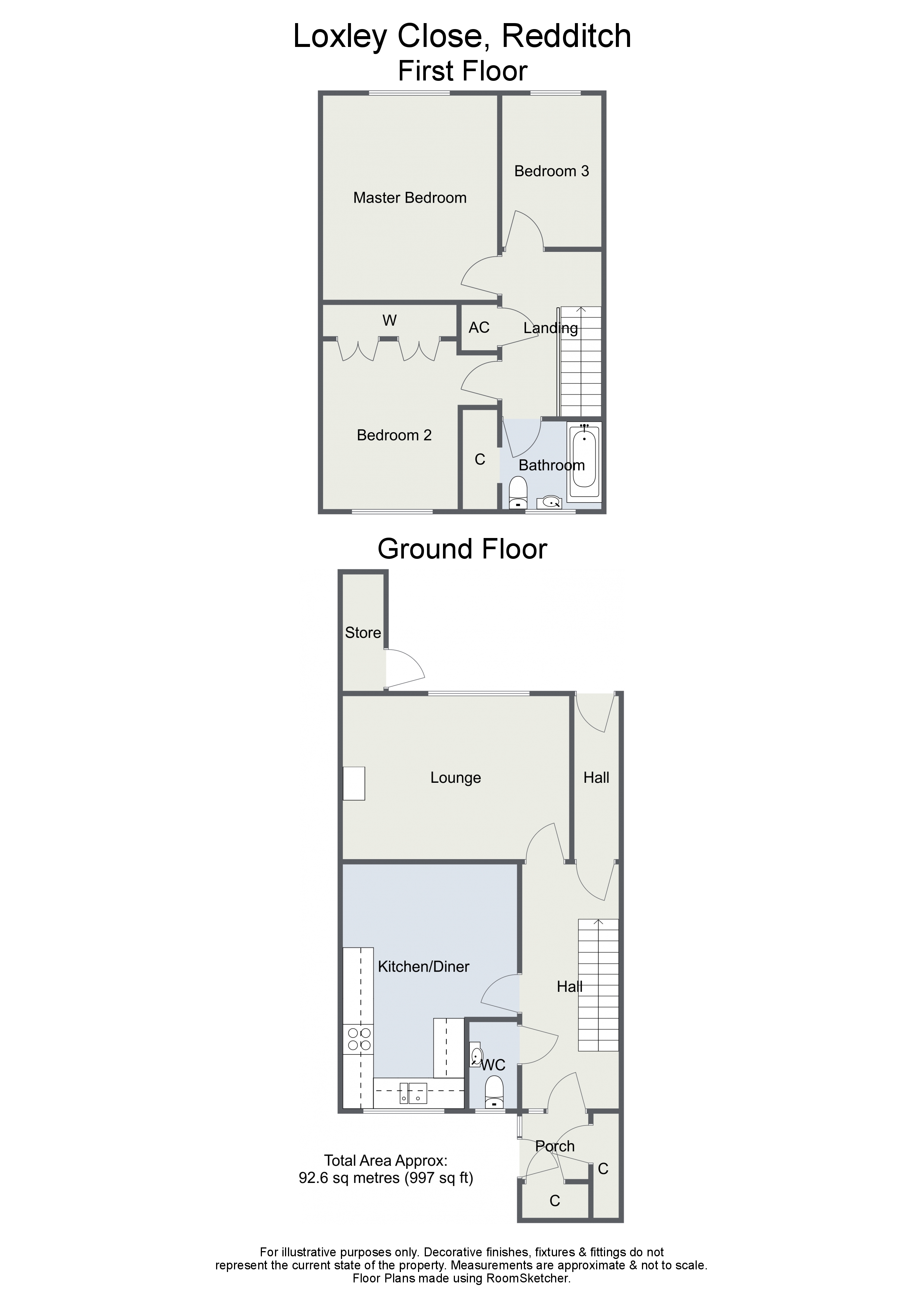3 Bedrooms Terraced house for sale in Loxley Close, Church Hill South, Redditch B98