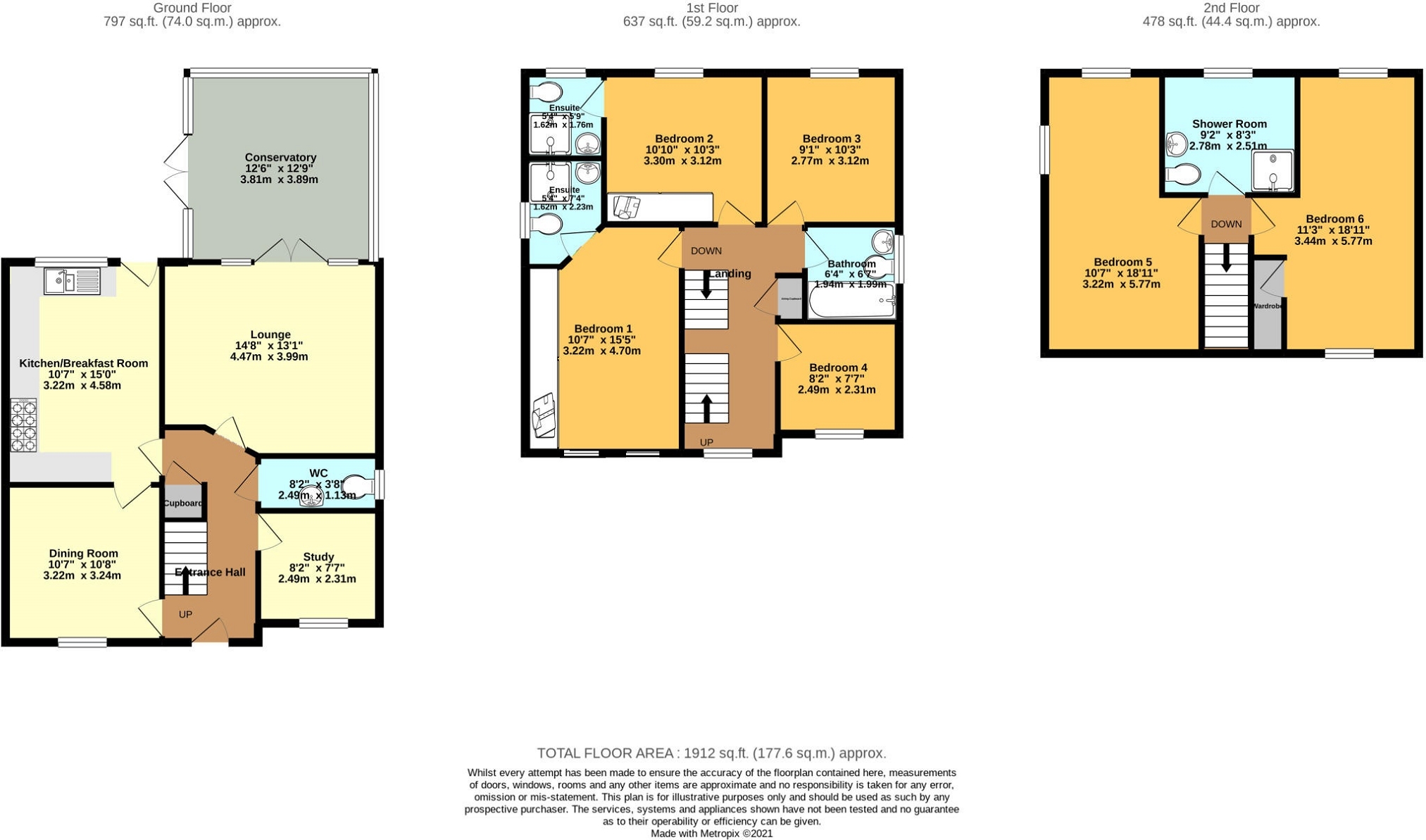 15, Lockside Close, Leicester floorplan