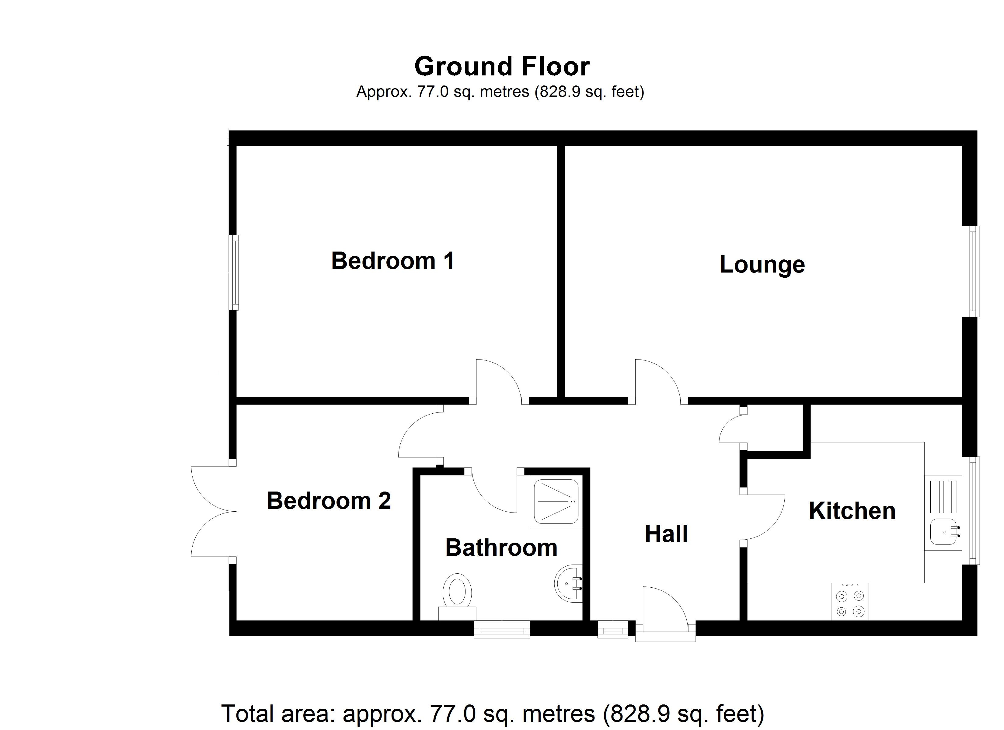 6, Stray Green, Sleaford floorplan