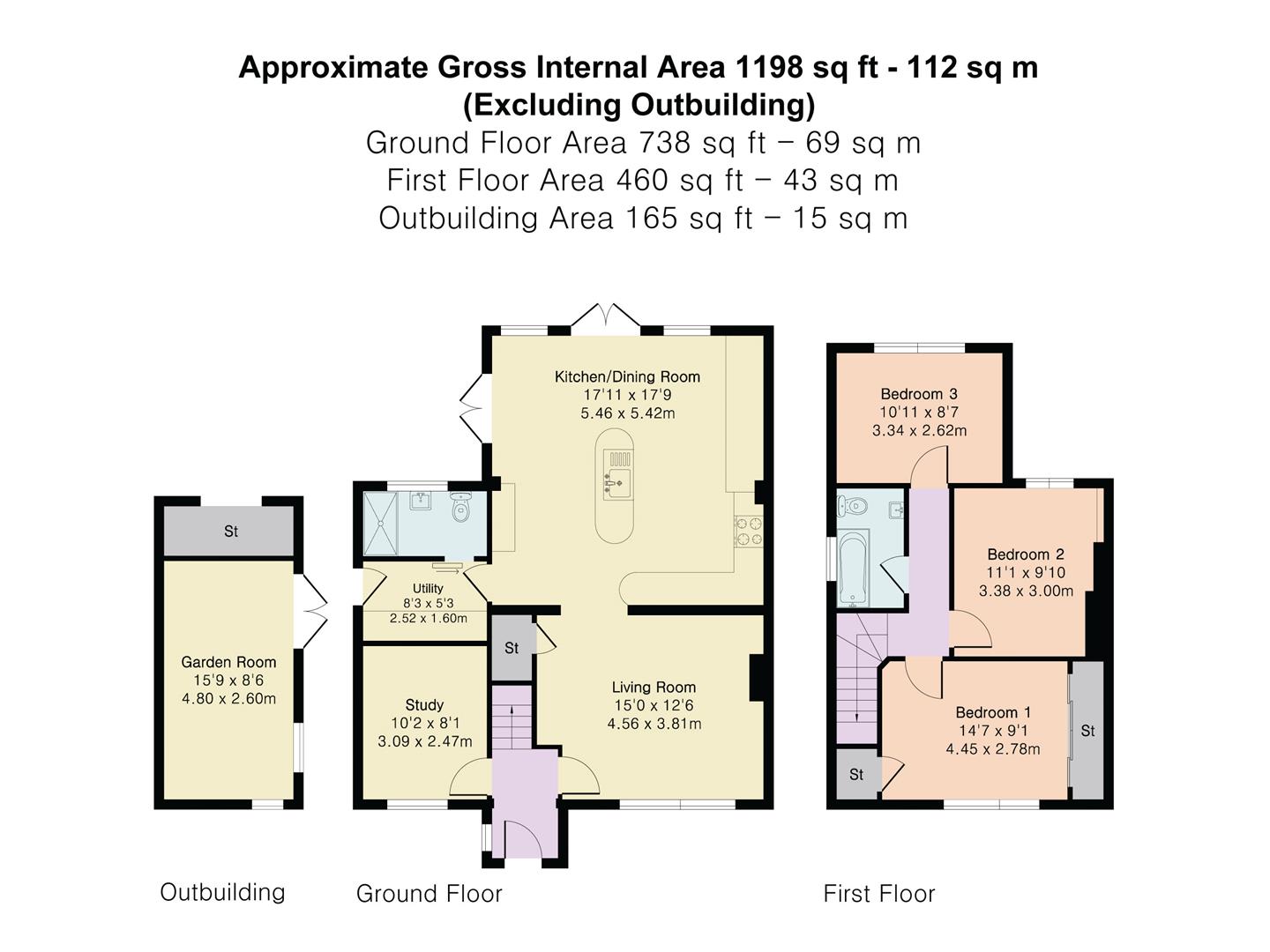 6, Two Oaks Drive, Welwyn floorplan