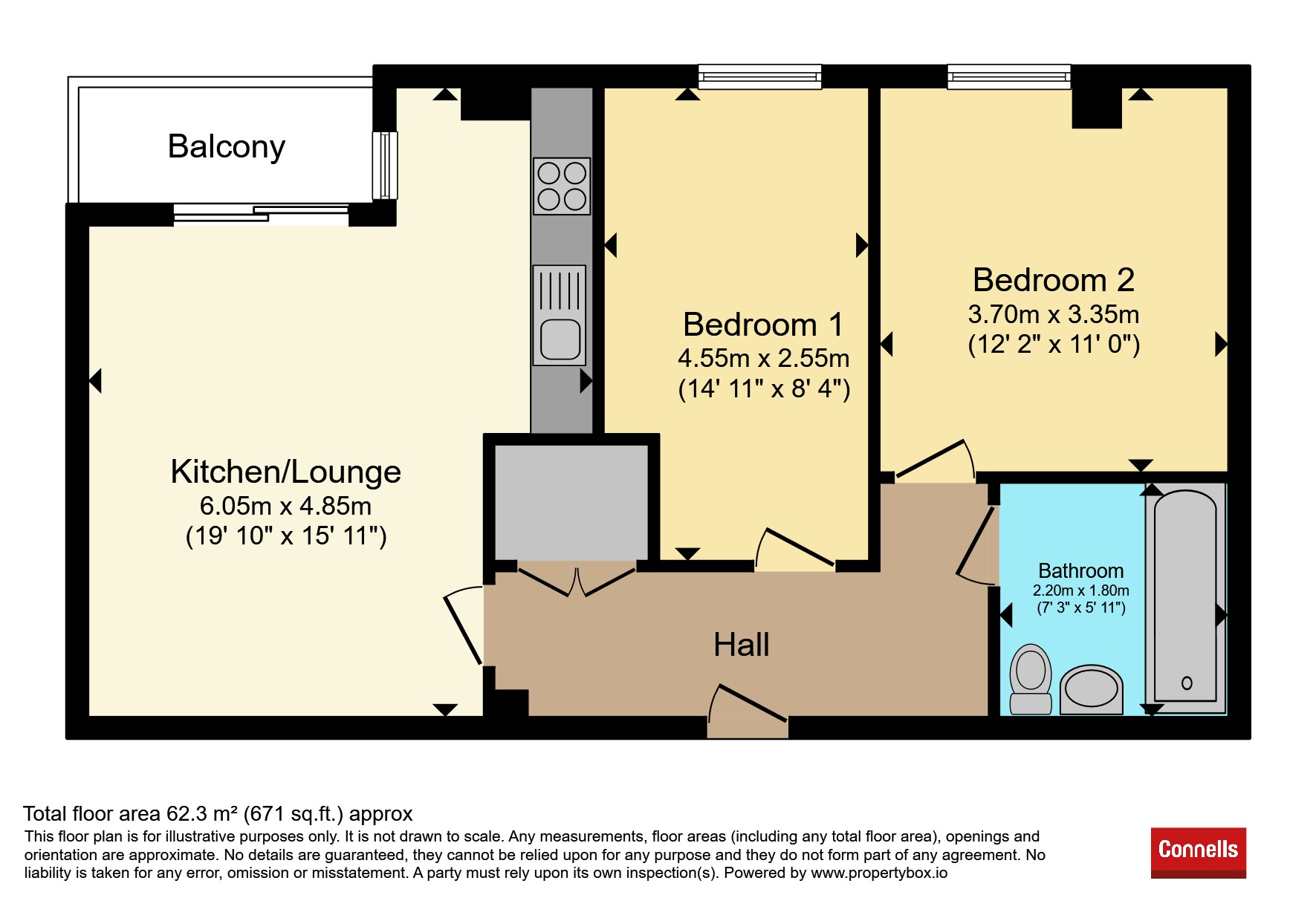 421, Skyline Plaza, Alencon Link, Basingstoke floorplan