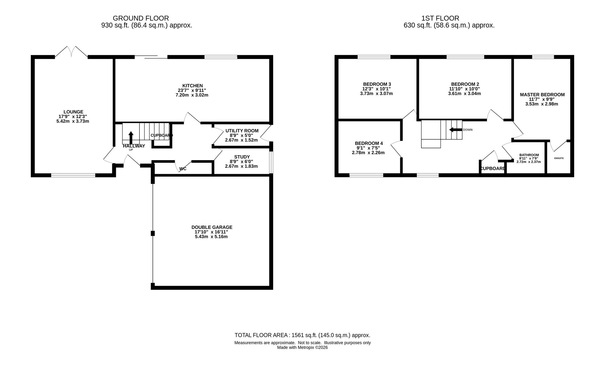 10 Farmfield Drive, Macclesfield floorplan
