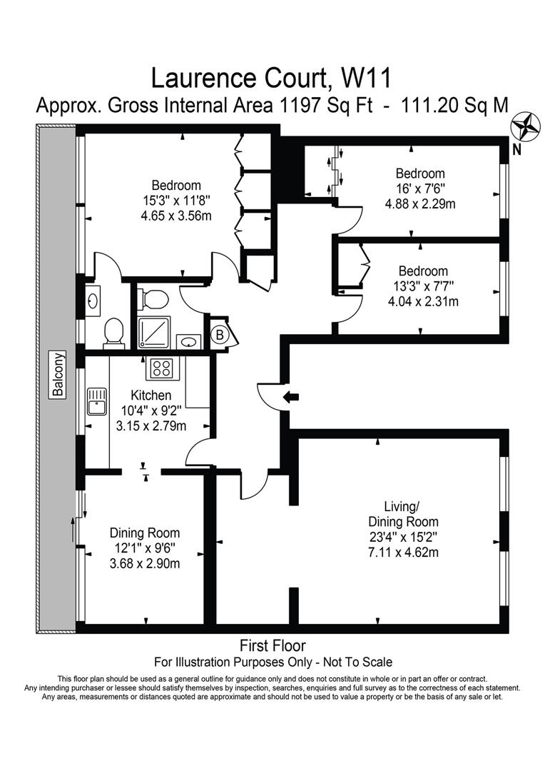 5, Laurence Court 36-40, Lansdowne Road, London floorplan