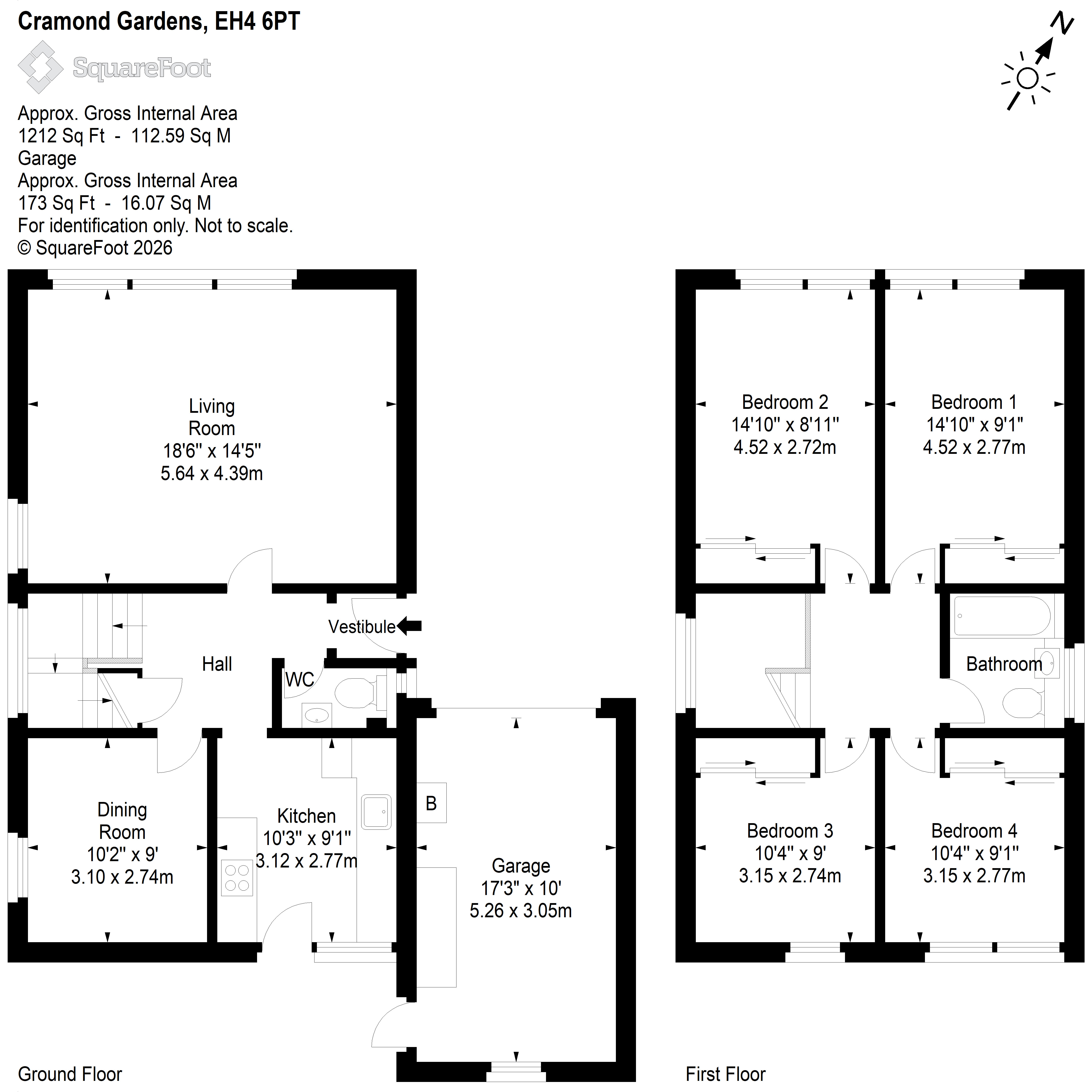 39, Cramond Gardens, Cramond floorplan