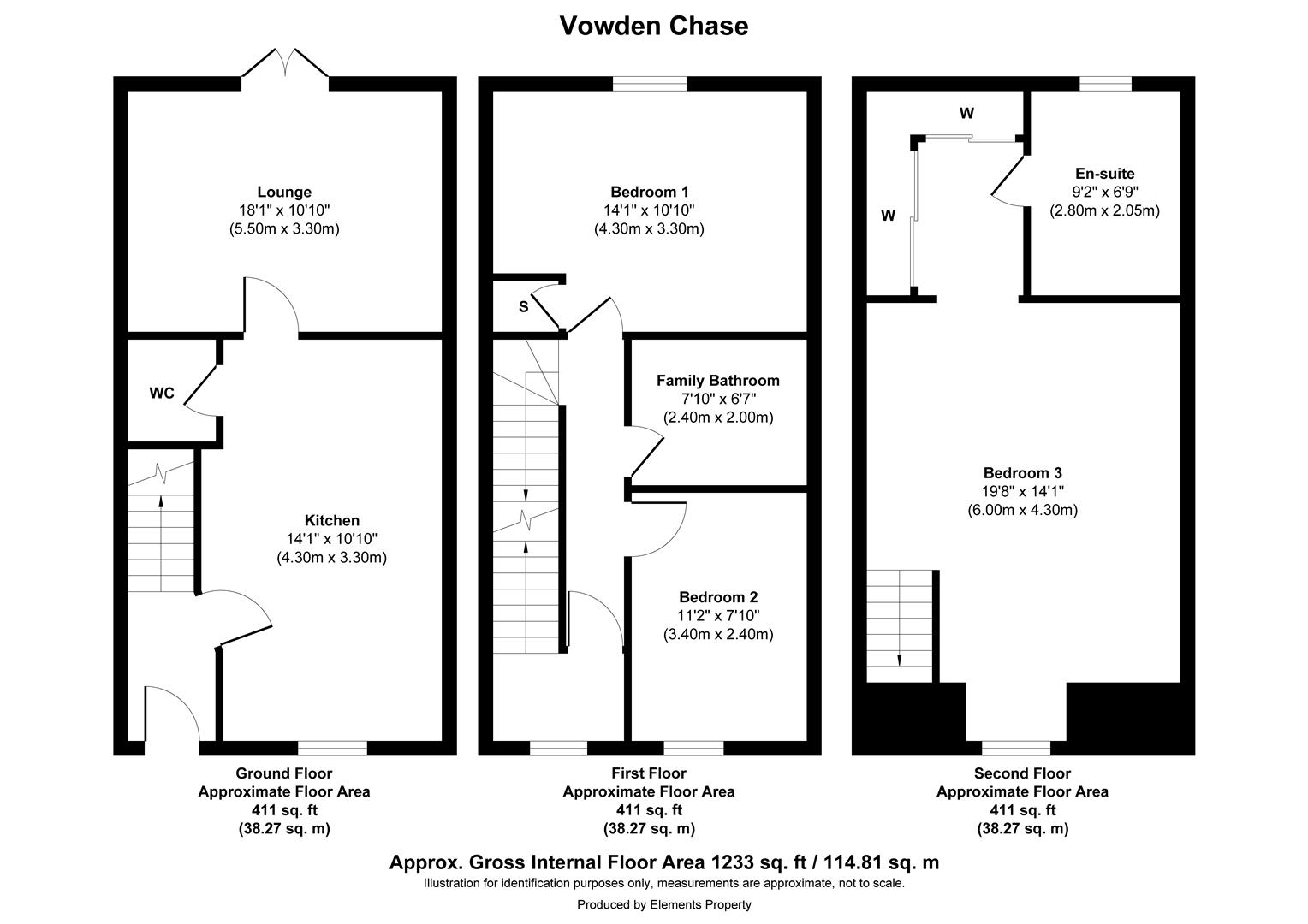 15, Vowden Chase, Barnsley floorplan