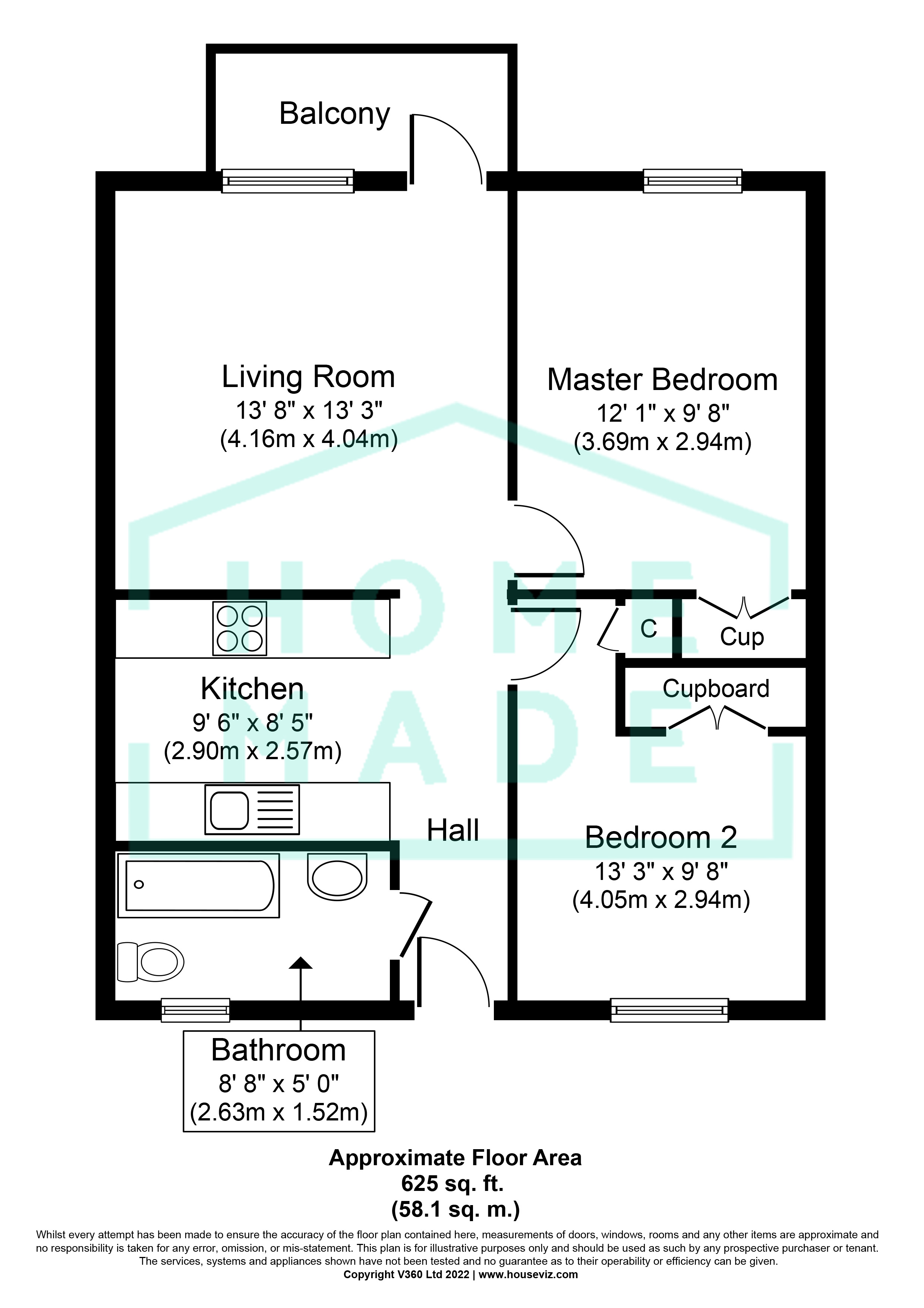 Benwell Road, Islington N7, 2 bedroom flat to rent 64343753