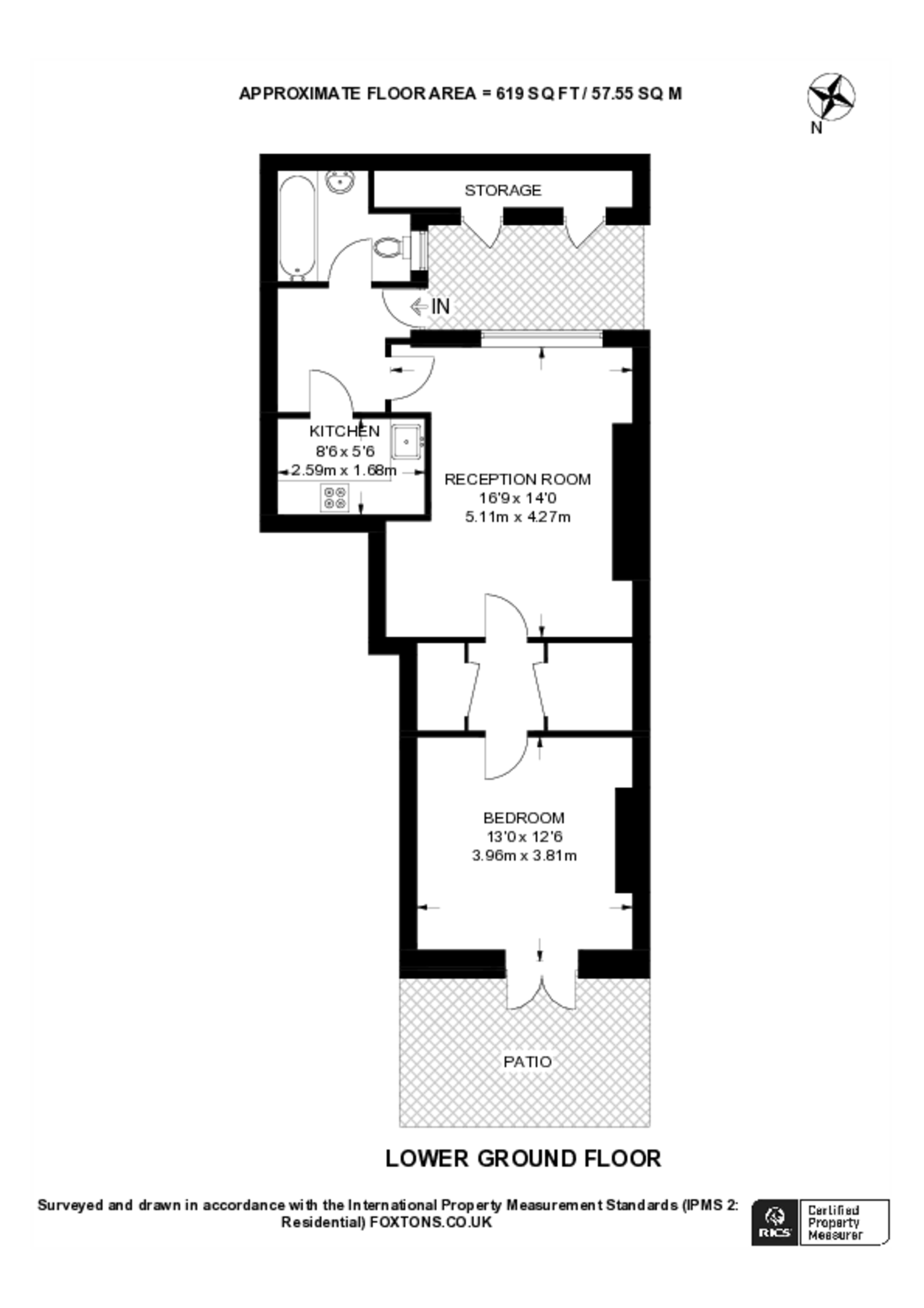 Gloucester Gardens, Bayswater floorplan