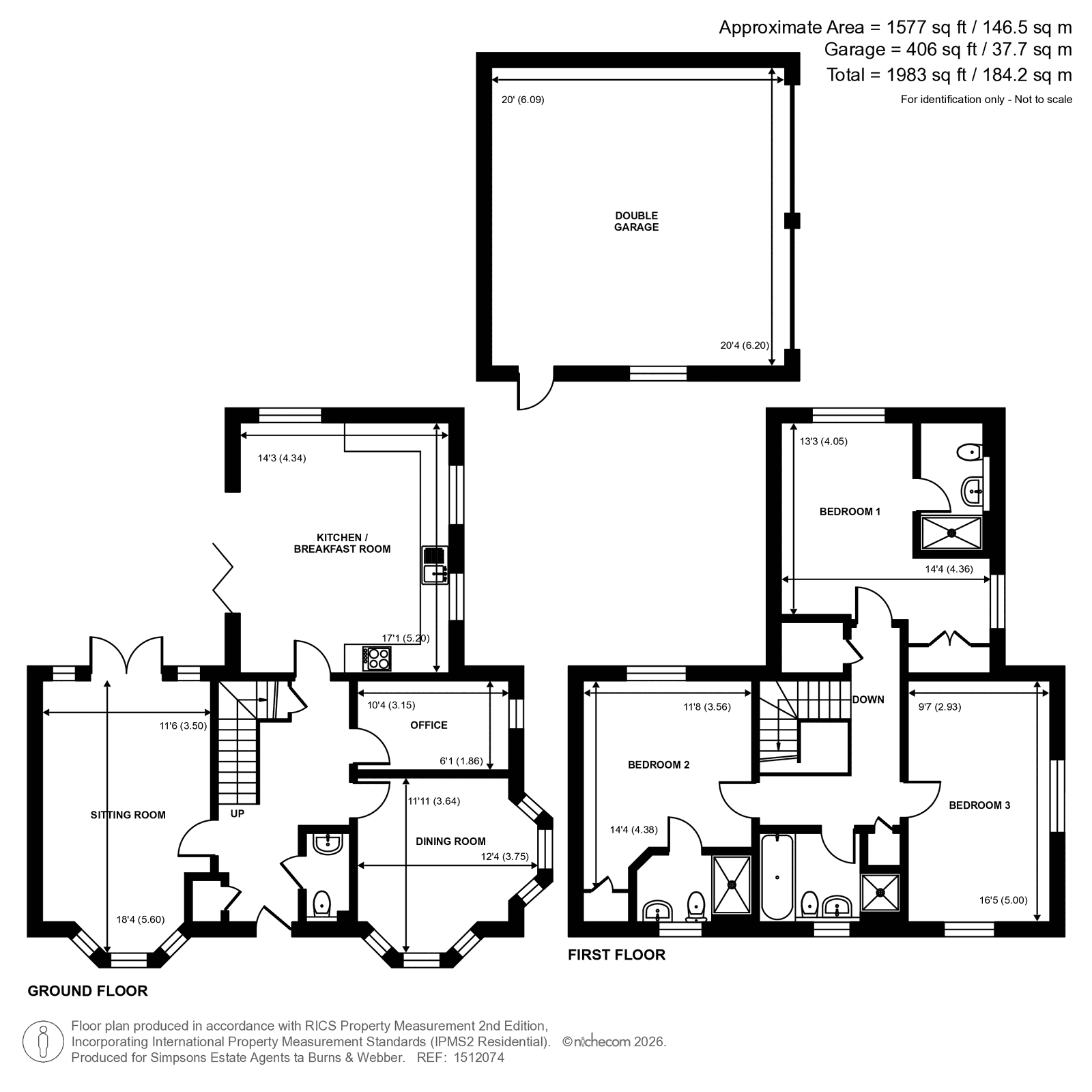20, Worcester Drive, Cranleigh floorplan