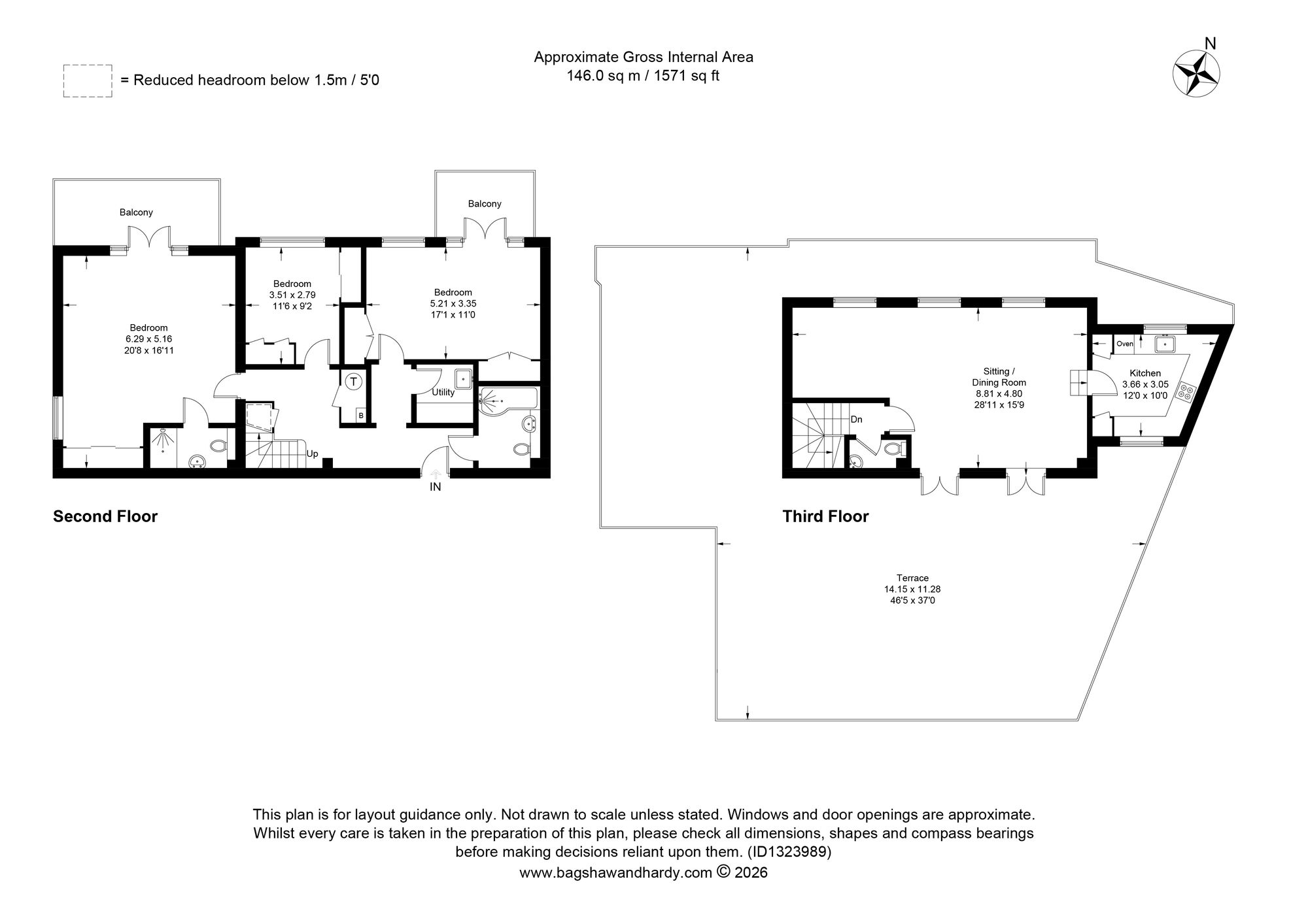 13 Calverley Heights Sandrock Road, Tunbridge Wells floorplan