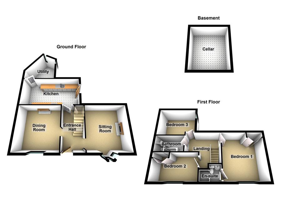 82, Pershore Road, Evesham floorplan