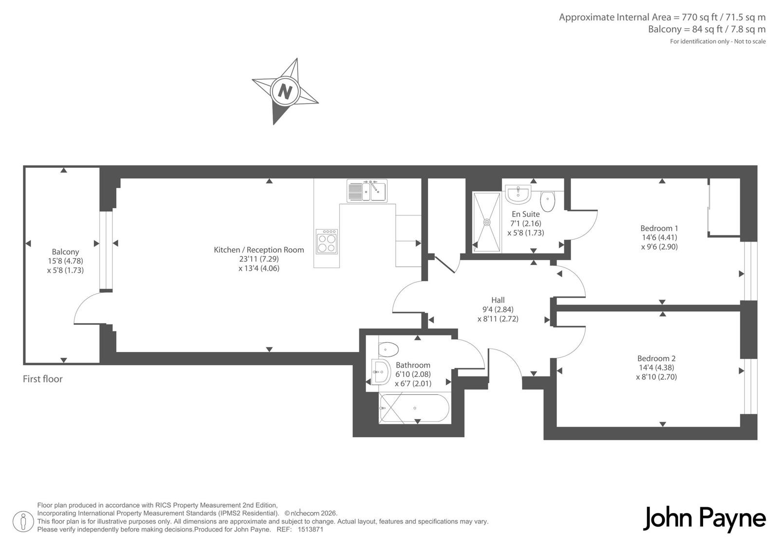 1 Bowhouse Court,, Cofferdam Way, London floorplan