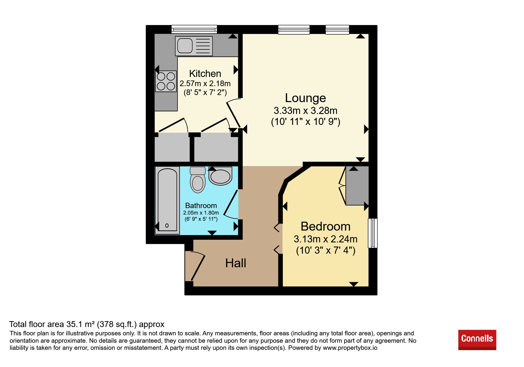 Flat 17, Bowen Court, Wake Green Park, Birmingham floorplan