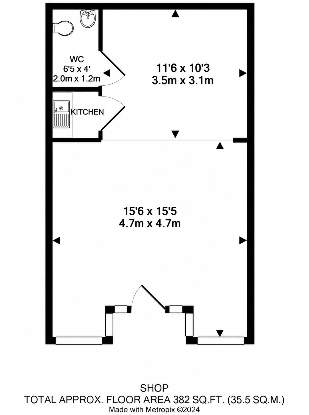 226, High Street, Surrey floorplan