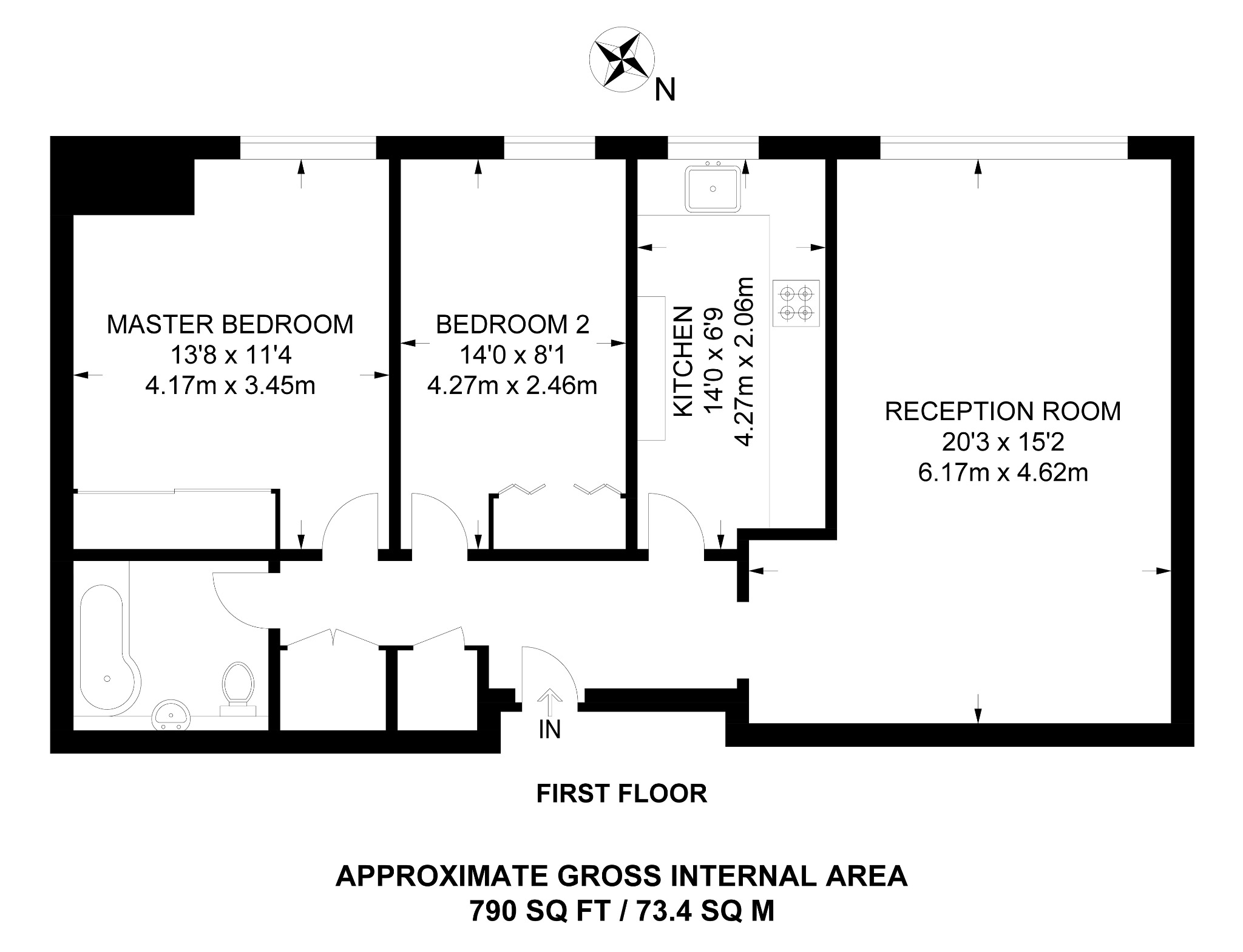 Whitehaven Close, Bromley BR2, 2 bedroom flat for sale 64390900