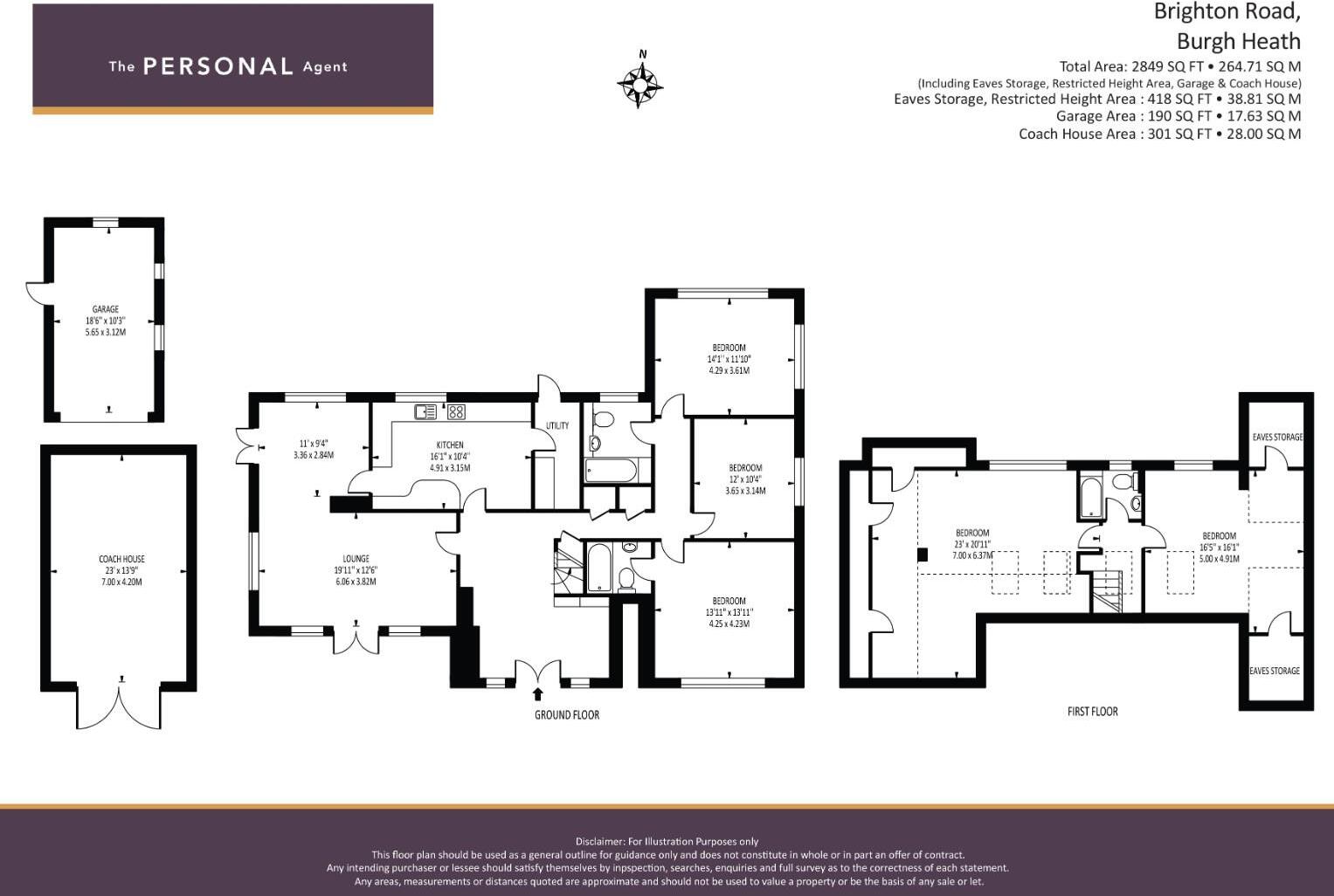 144, Brighton Road, Tadworth floorplan