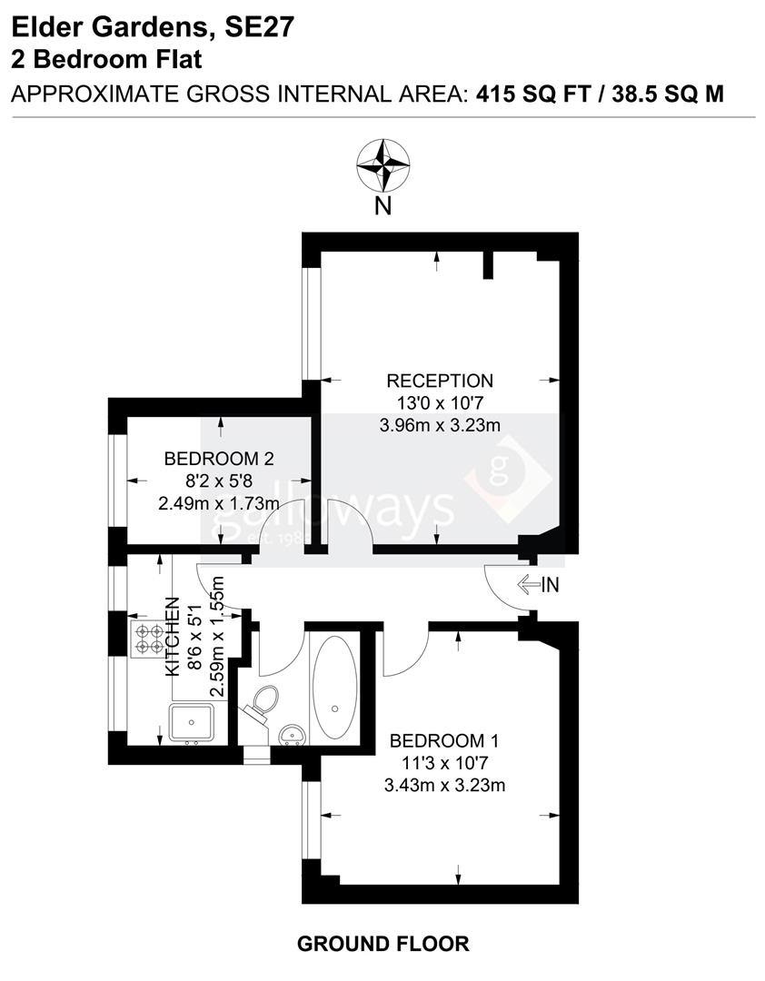 4, Elder Gardens, London floorplan