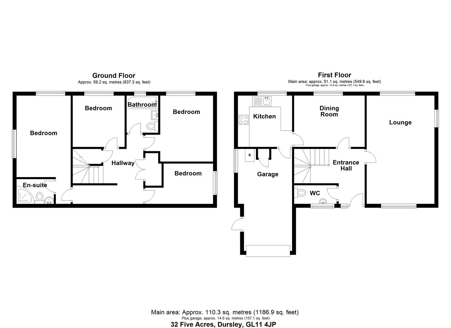32, Five Acres, Dursley floorplan