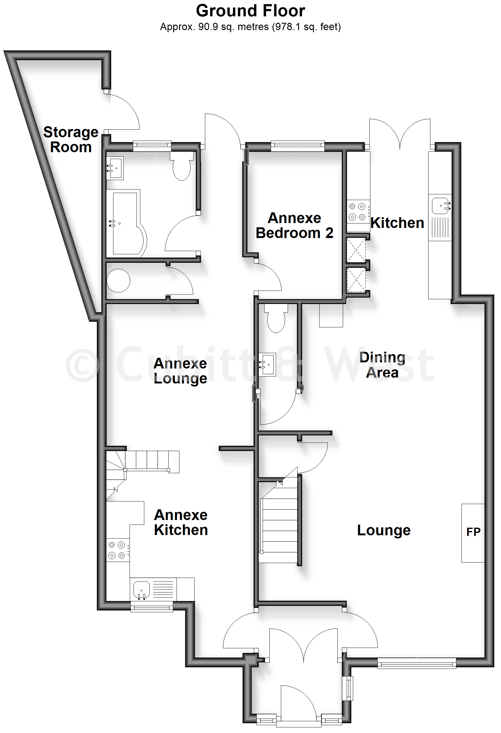 11, Saffron Close, Shoreham-By-Sea floorplan