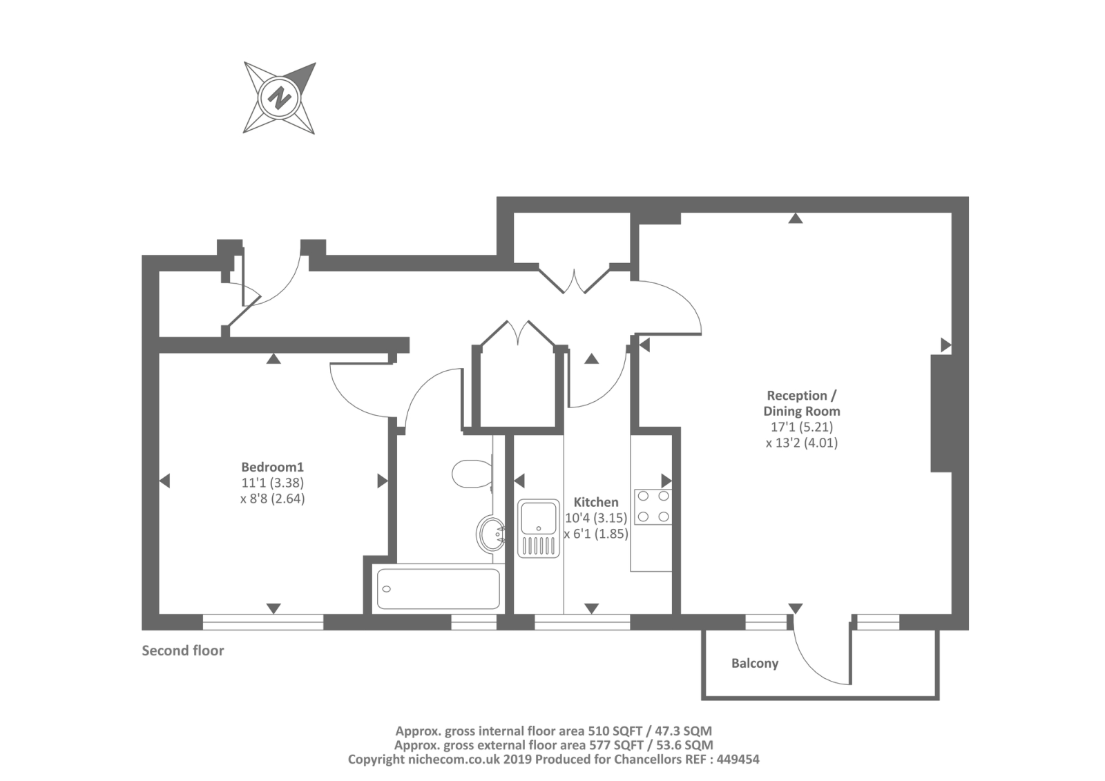 1 Bedrooms Flat to rent in Northwick Terrace, London NW8,