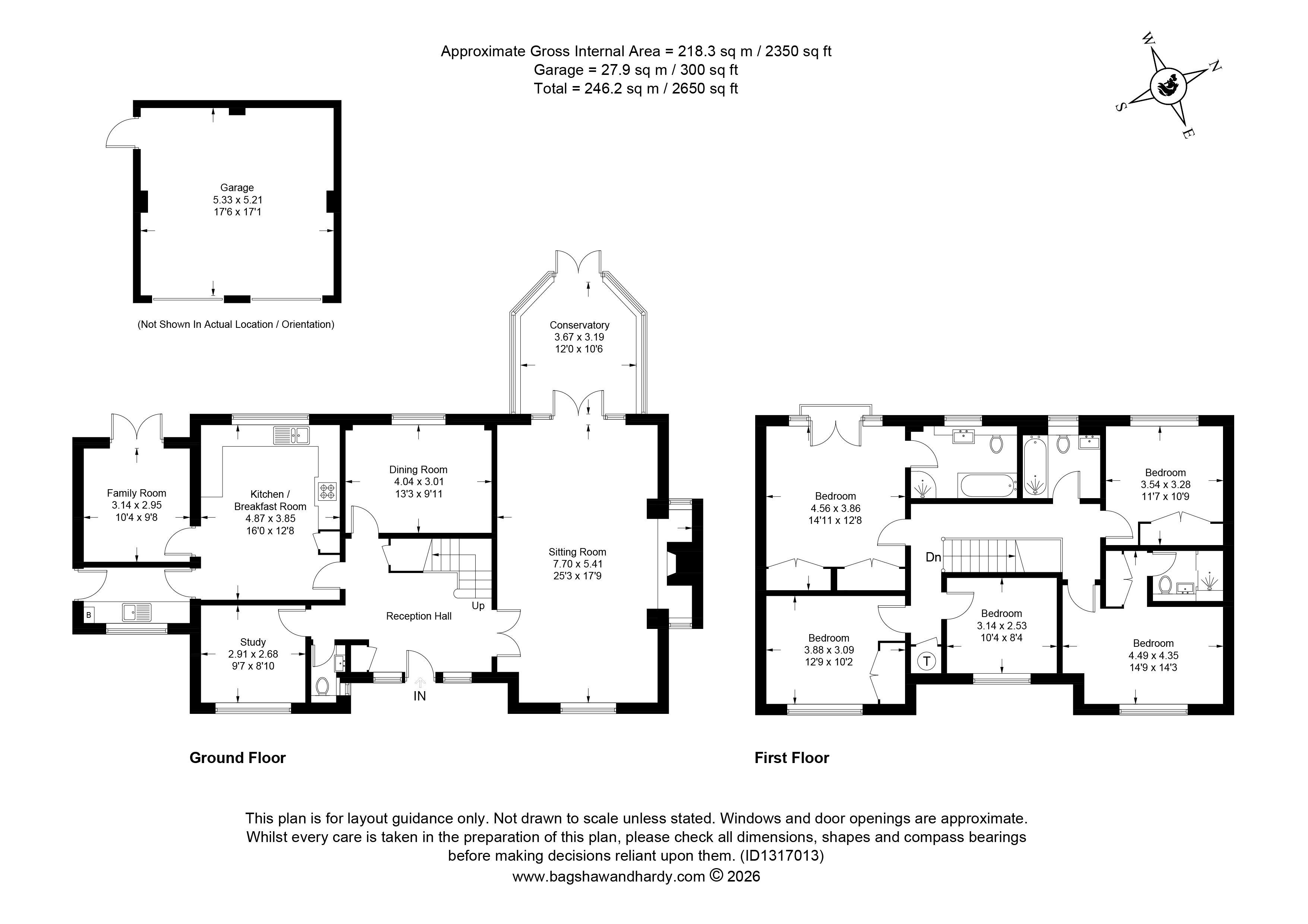 15, The Fairways, Surrey floorplan