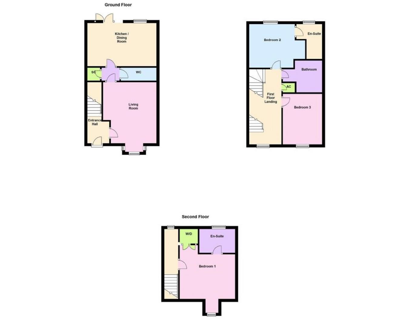 27, East Glebe Close, Corby floorplan
