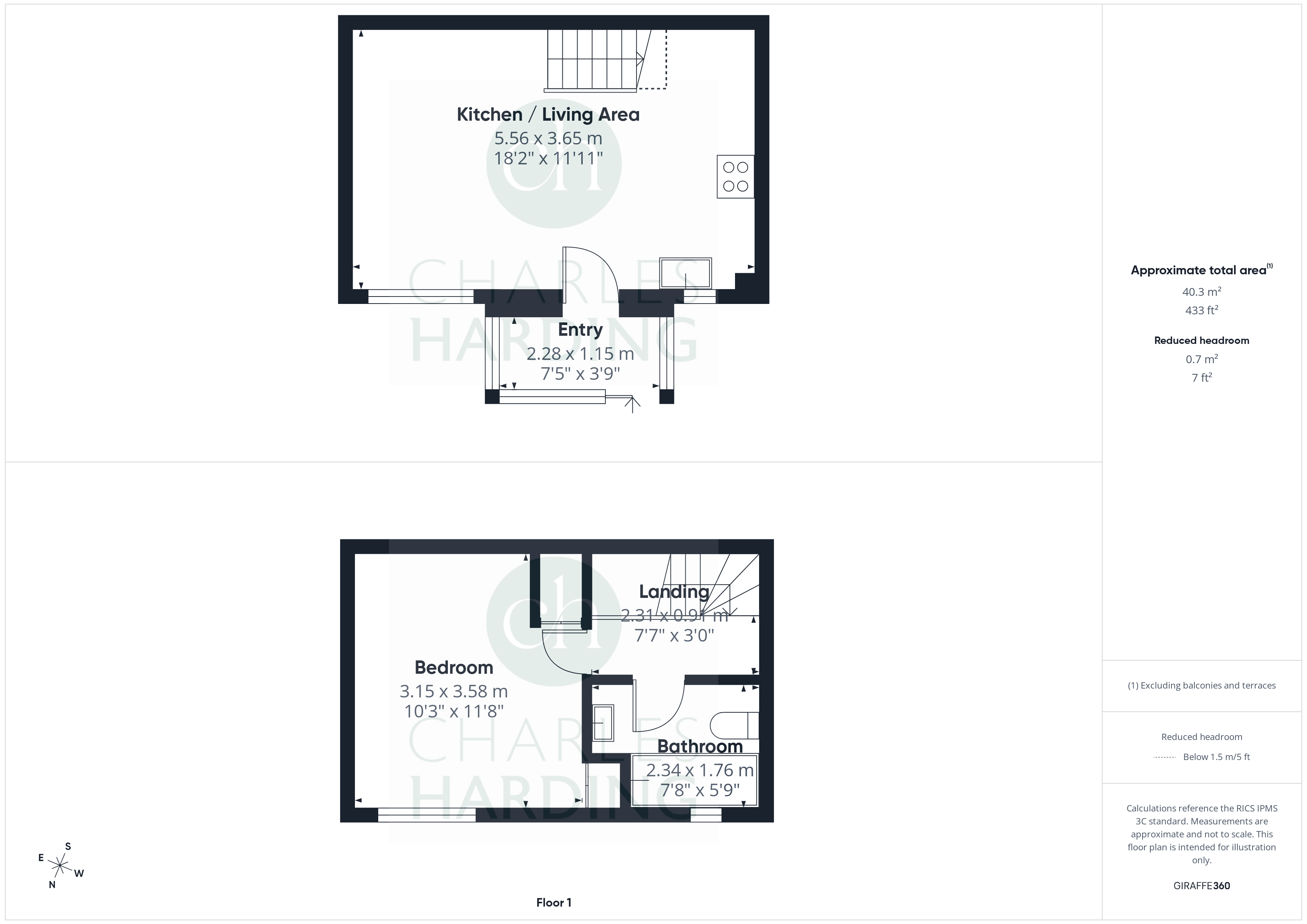 20, Archer Close, Swindon floorplan