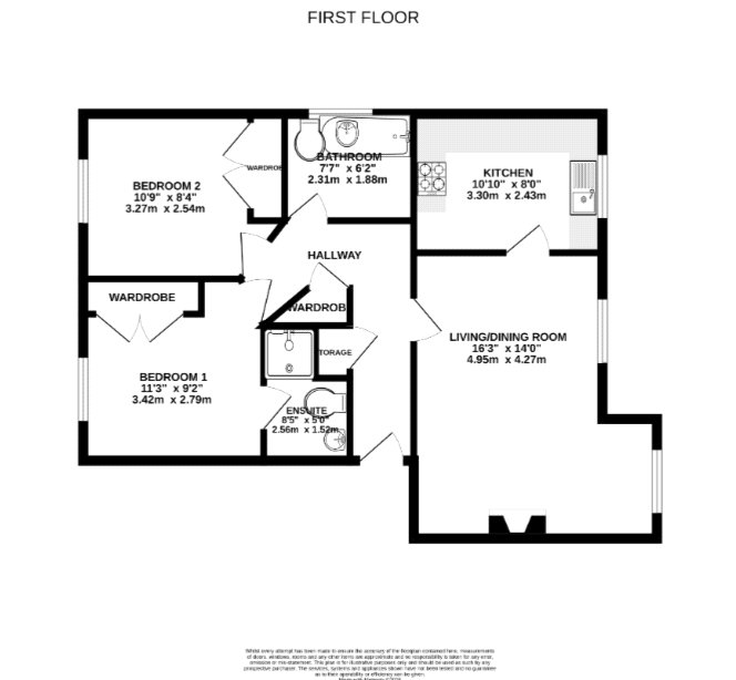 10, Townside Place, Camberley floorplan