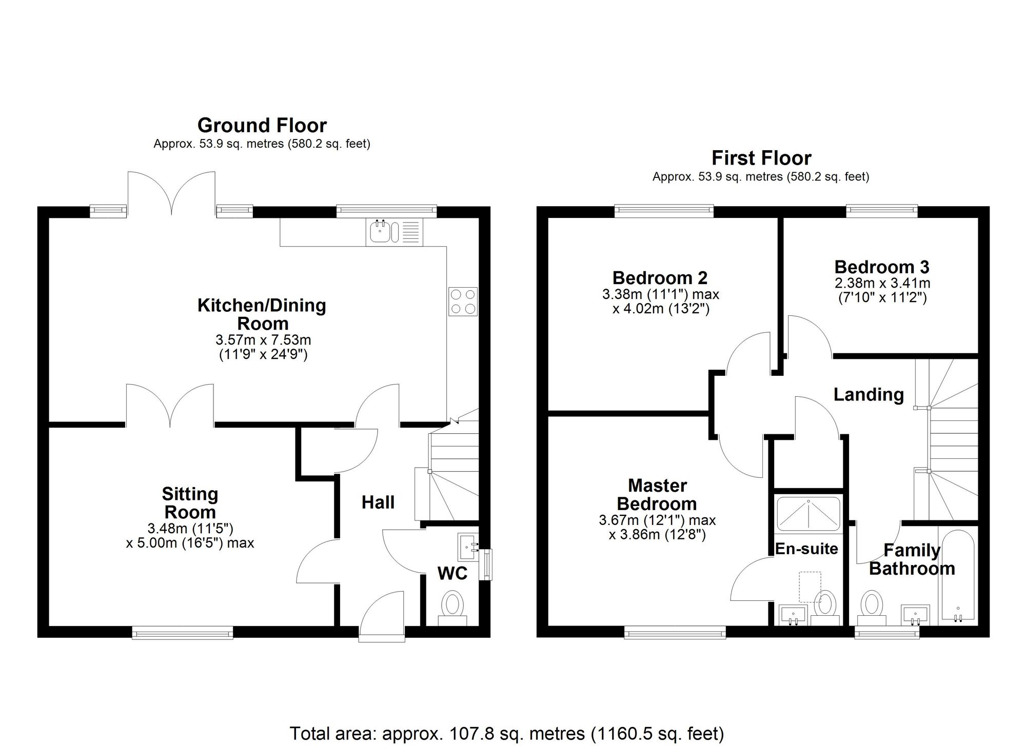 3 Swan Hill, Shrivenham floorplan